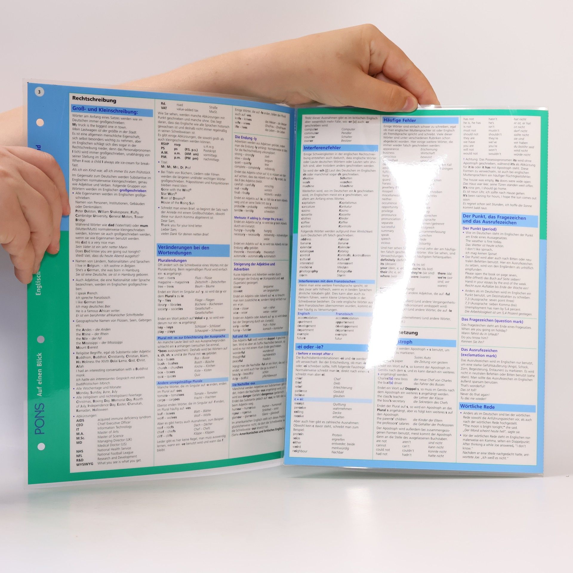 Various authors PONS Grammatik auf einen Blick Englisch