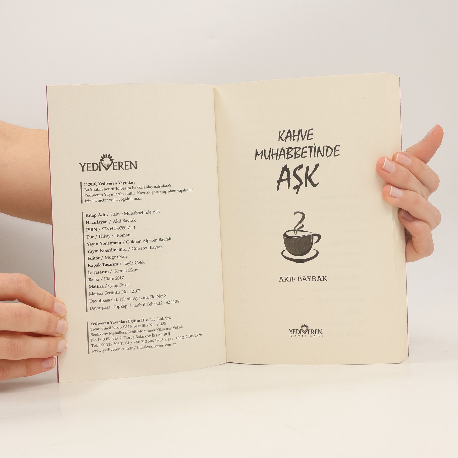Akif Bayrak Kahve Muhabbetinde Ask - 6. baskı