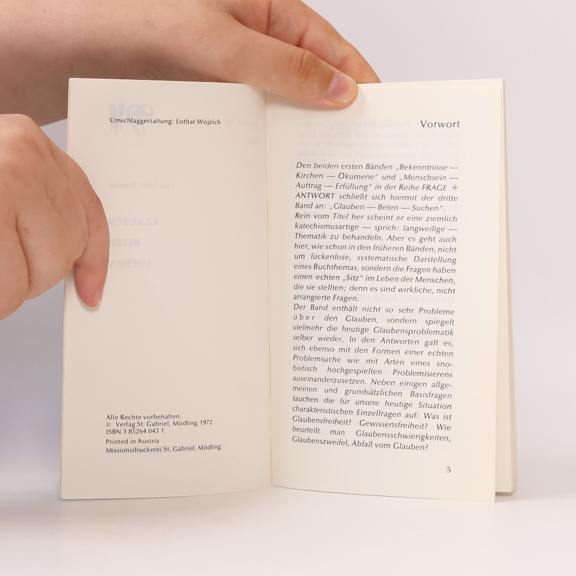 Leonhard Thomas Glauben Beten Suchen