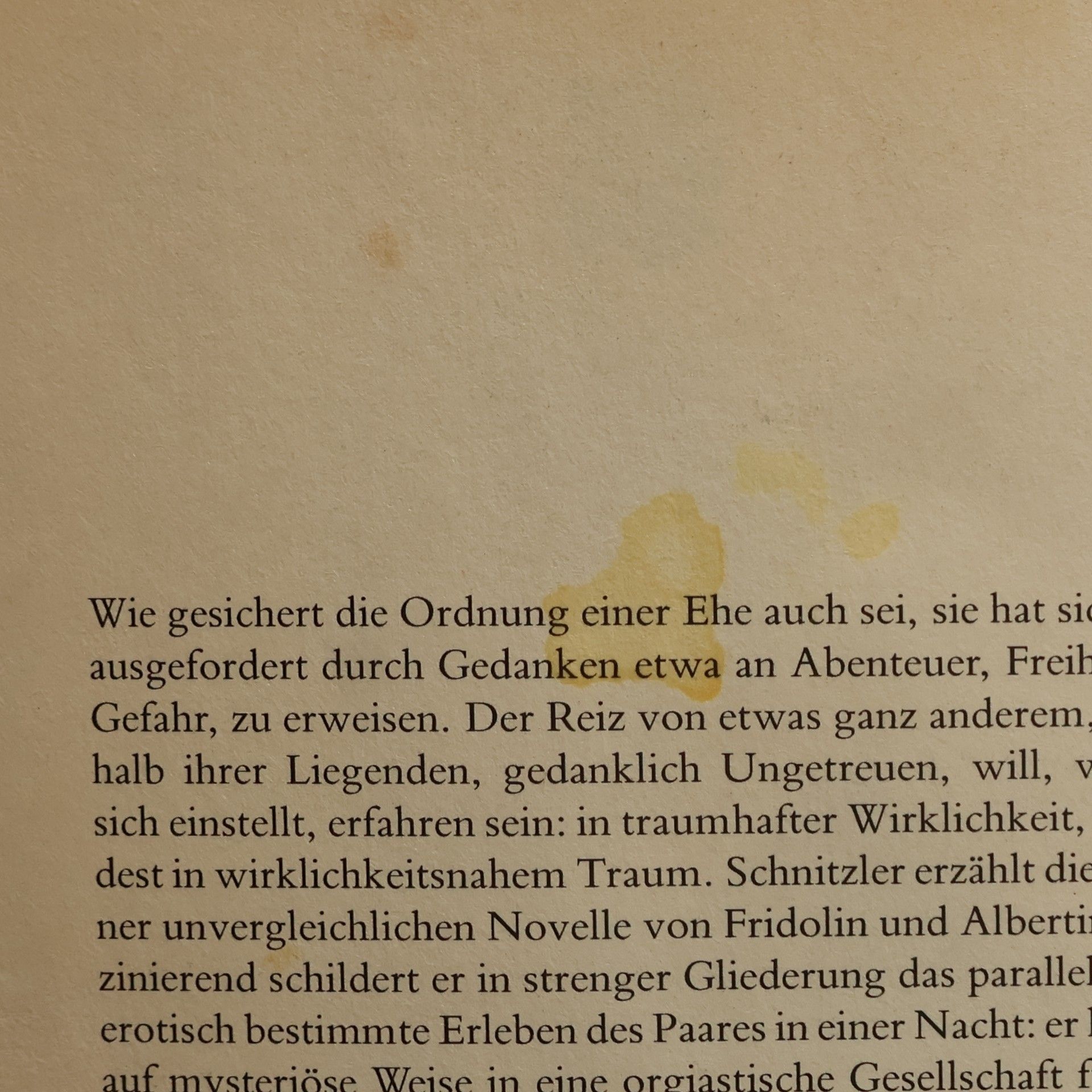 Arthur Schnitzler Traumnovelle