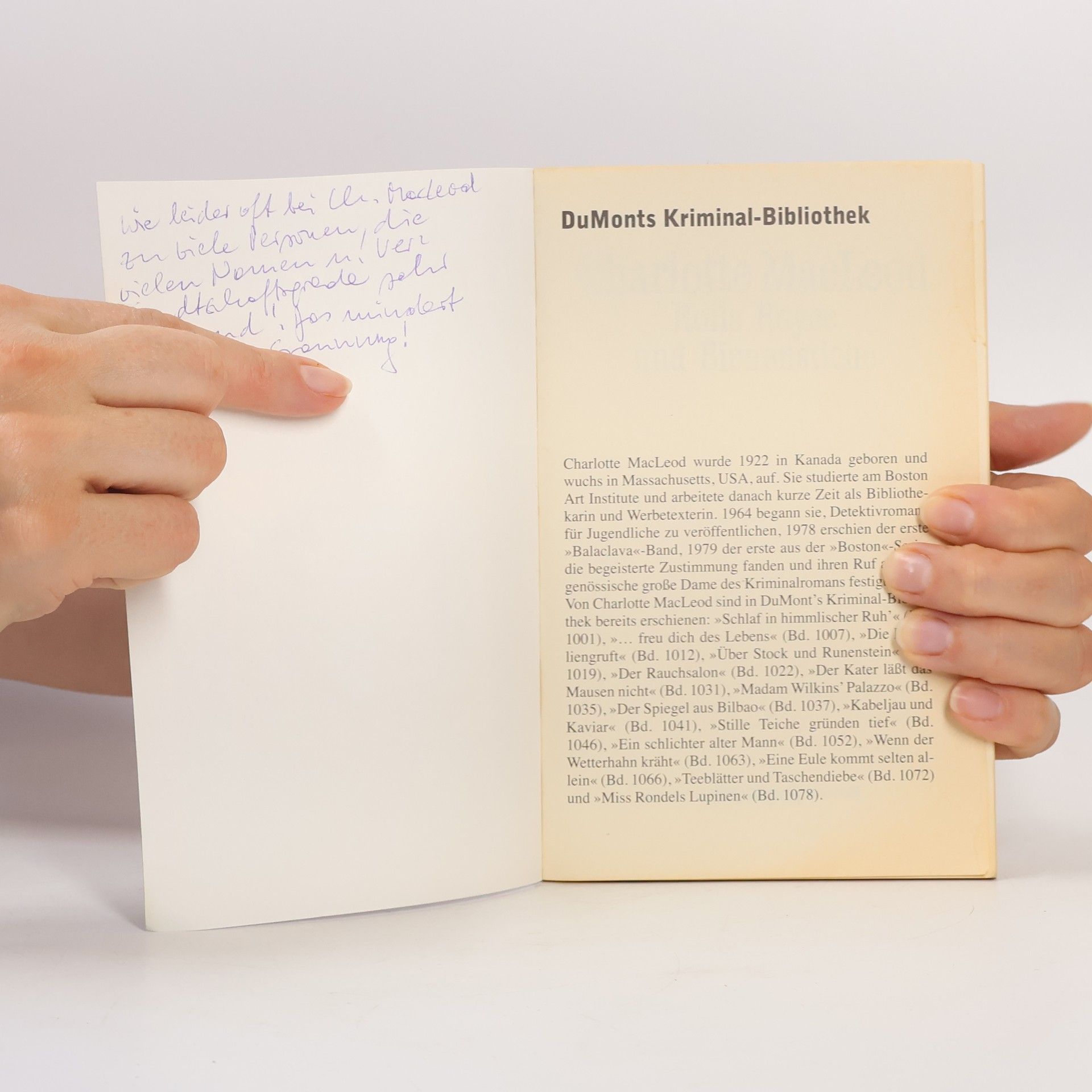 Charlotte MacLeod Rolls Royce und Bienenstiche