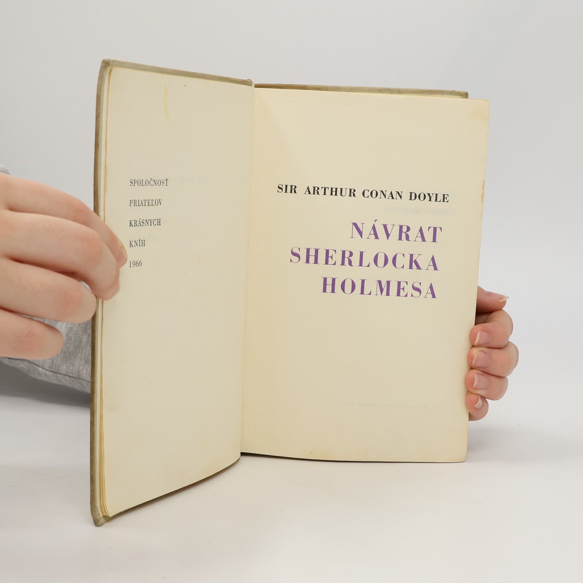 Arthur Conan Doyle Návrat Sherlocka Holmese