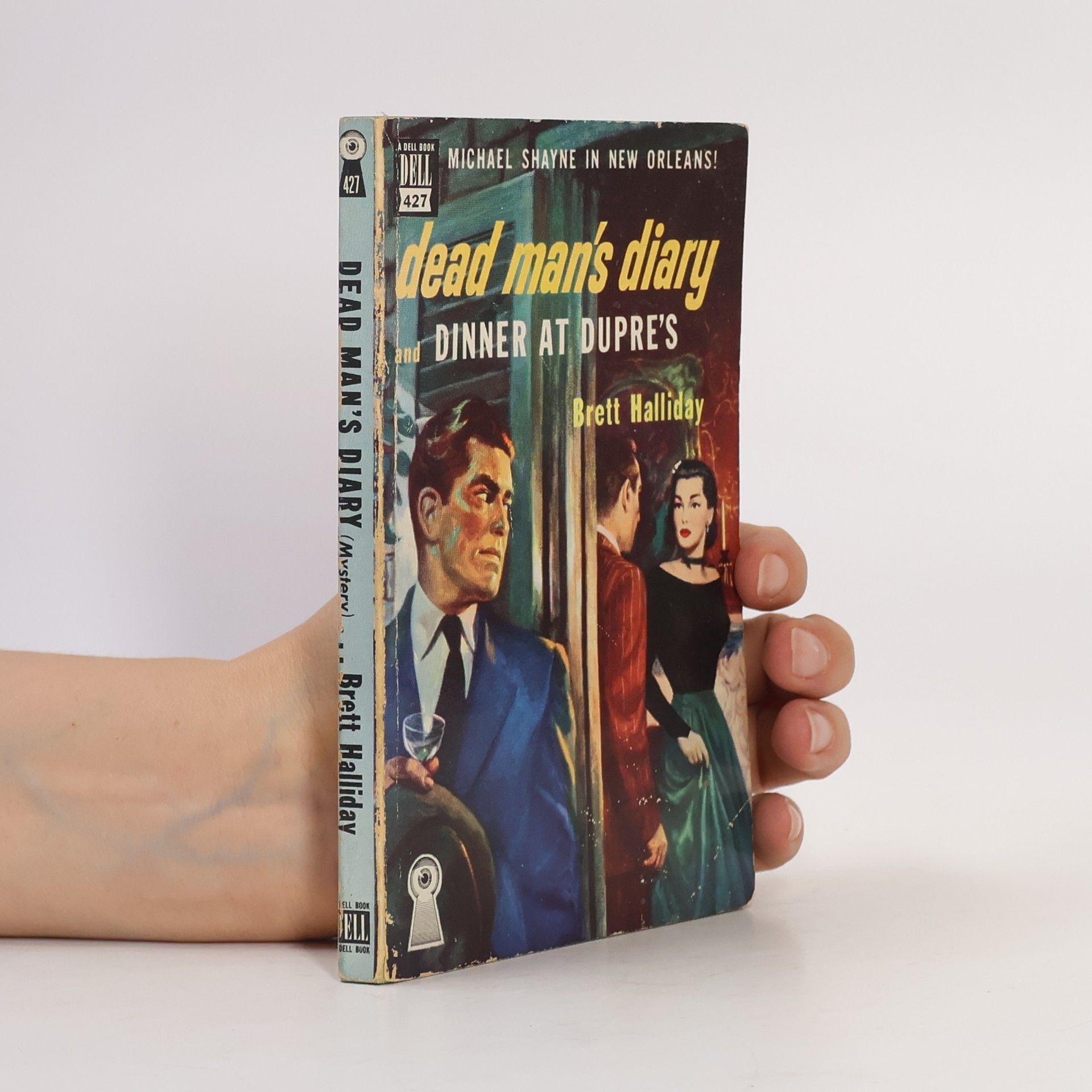 Brett Halliday Dead Man's Diary and Dinner at Dupre's