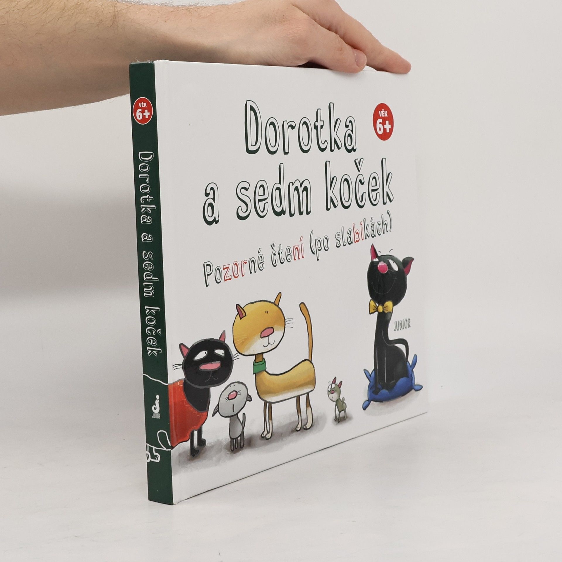 Dorotka a sedm koček : pozorné čtení (po slabikách)