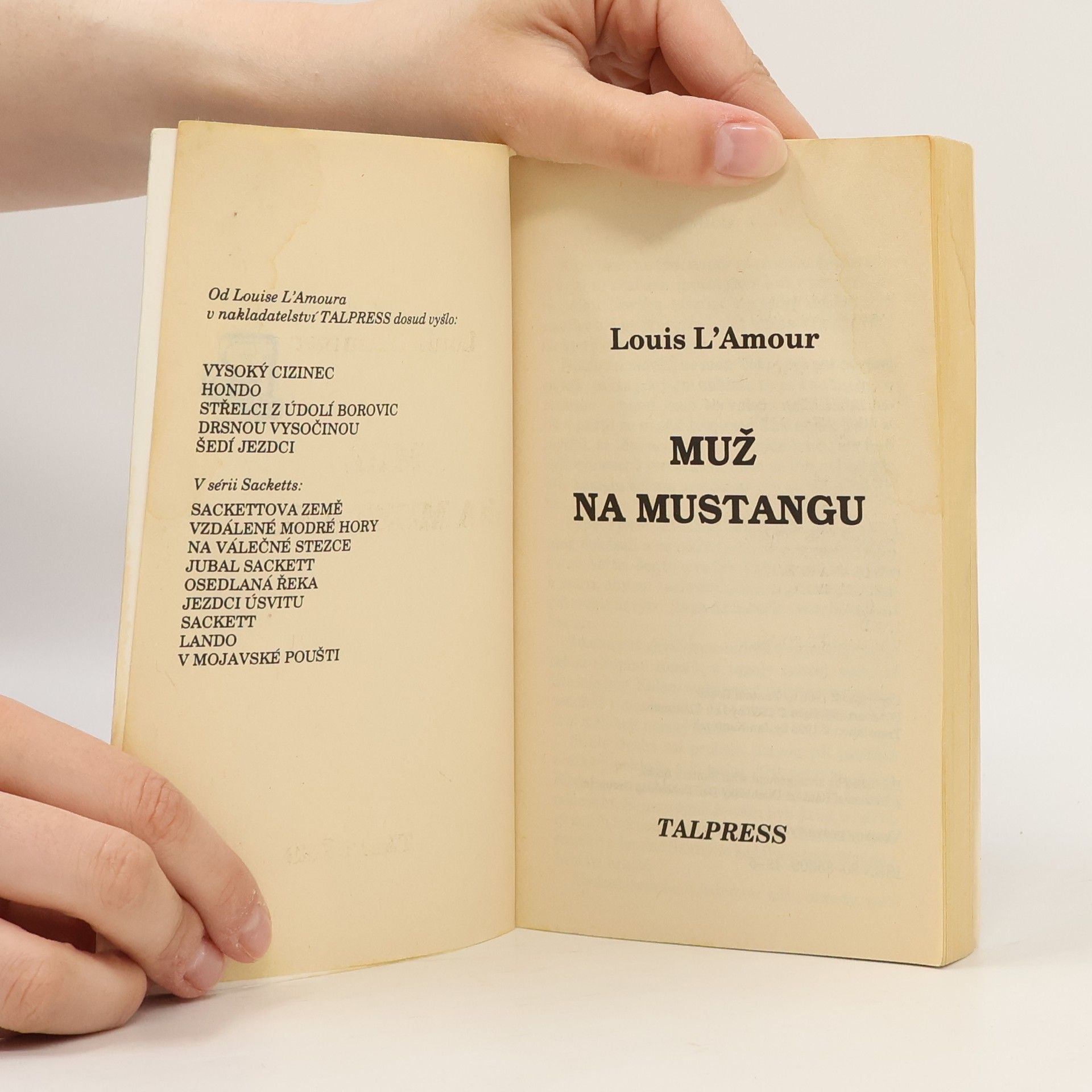 Louis L’Amour Muž na mustangu