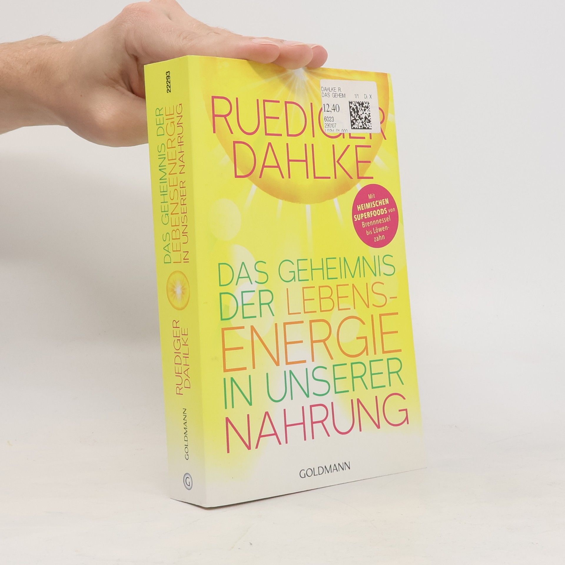 Ruediger Dahlke Das geheimnis der lebens-energie in inserer nahrung