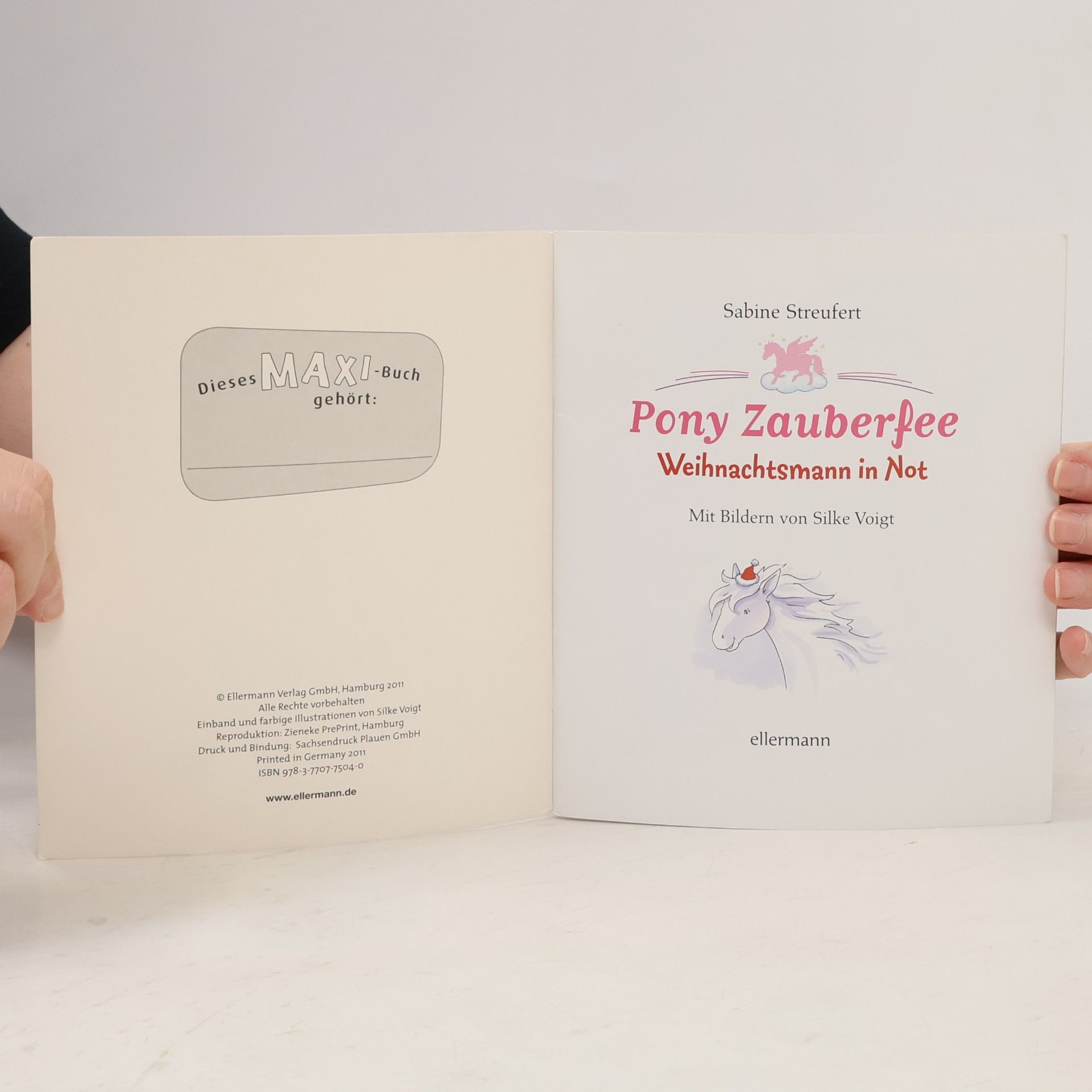 Sabine Streufert Maxi Bilderbuch: Pony Zauberfee - Weihnachtsmann in Not