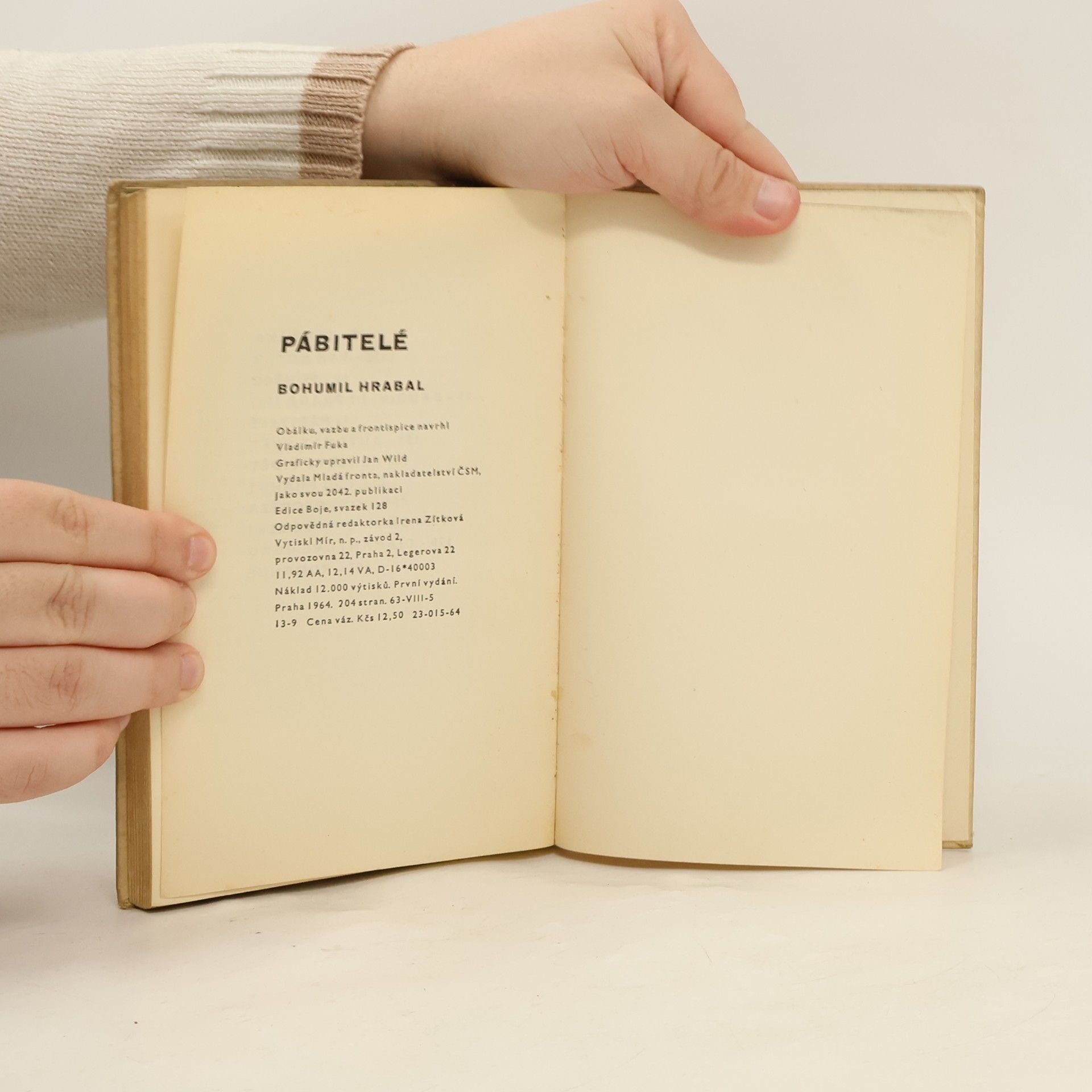 Bohumil Hrabal Pábitelé