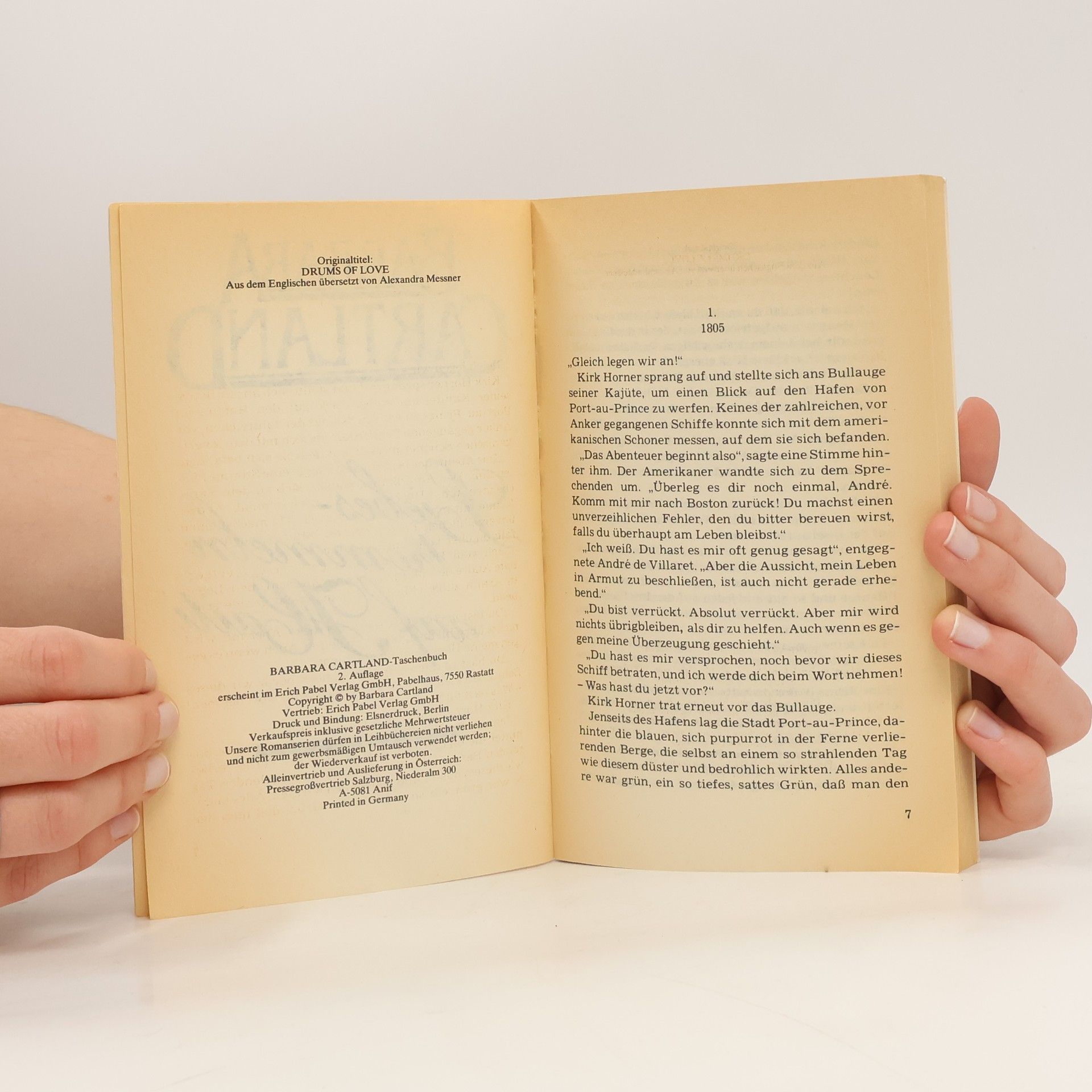 Barbara Cartland Liebestrommeln auf Haiti