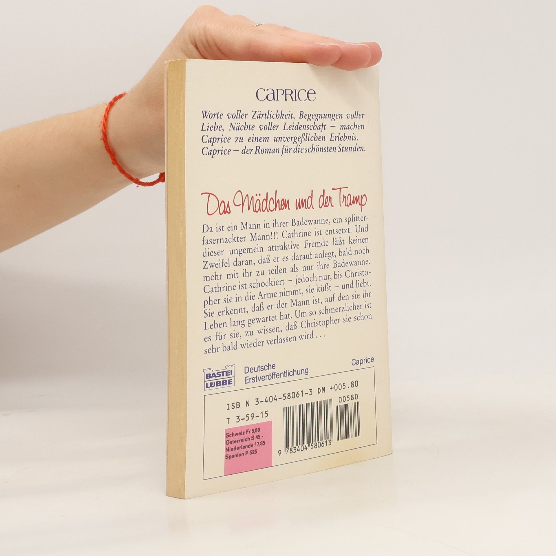Joan Elliott Pickart Bastei Lübbe Taschenbücher. Caprice - 580: Das Mädchen und der Tramp