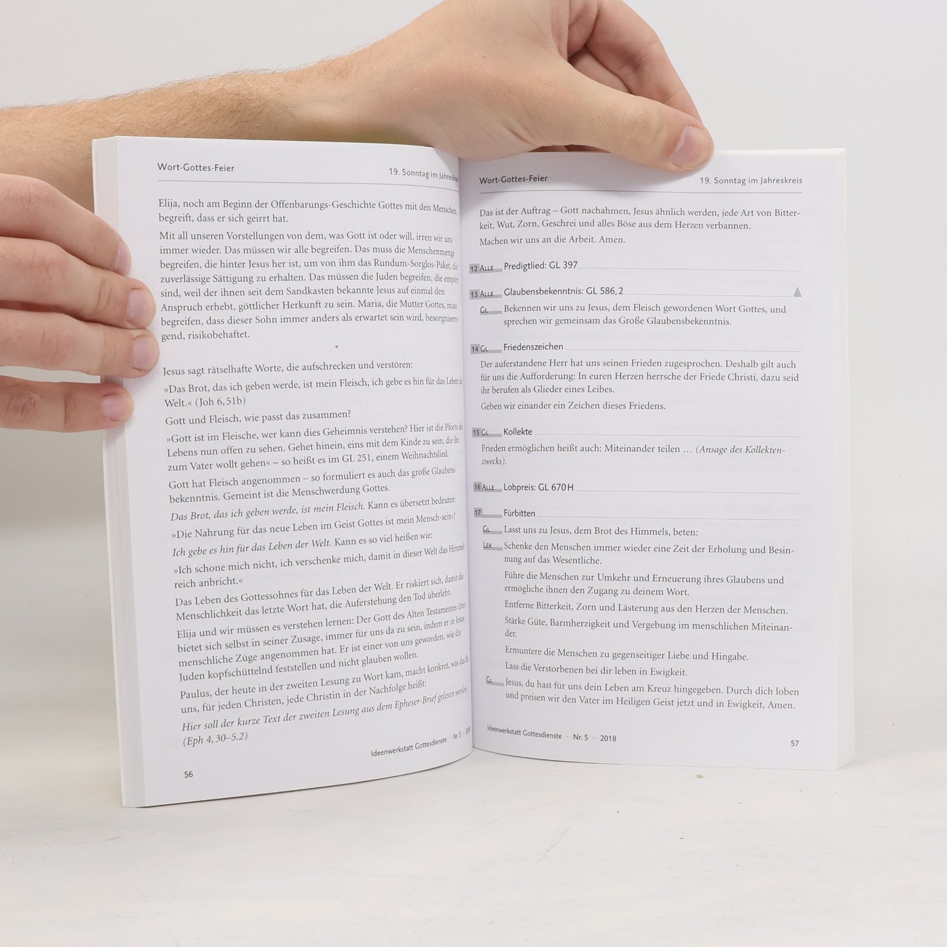 Autorenkollektiv Ideenwerkstatt Gottesdienste 5/2018