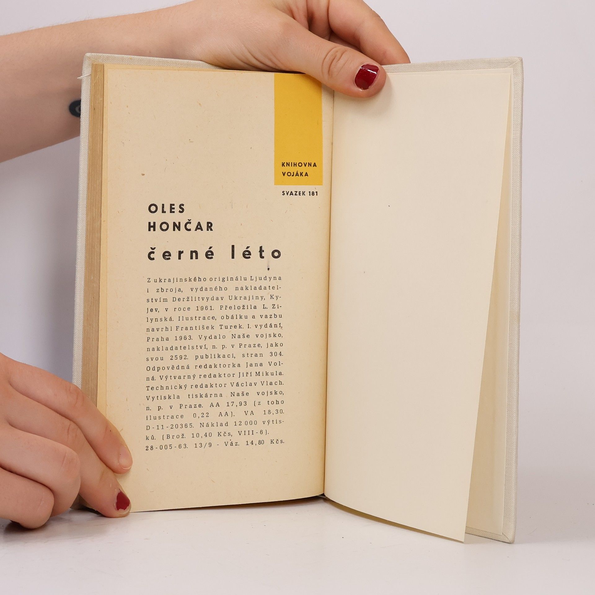 Oles Hončar Černé léto