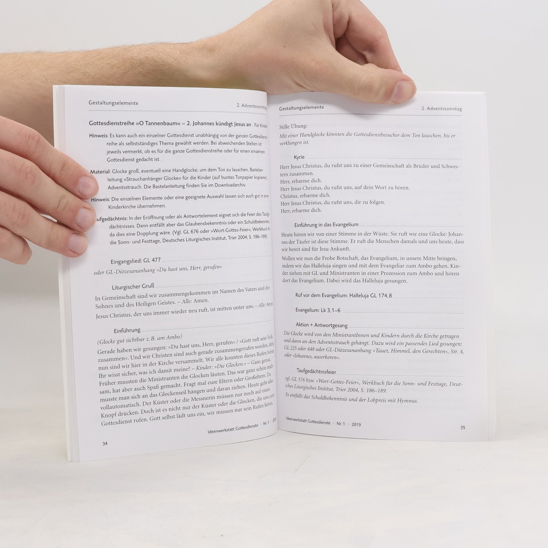 Autorenkollektiv Ideenwerkstatt Gotesdienste 1/2019