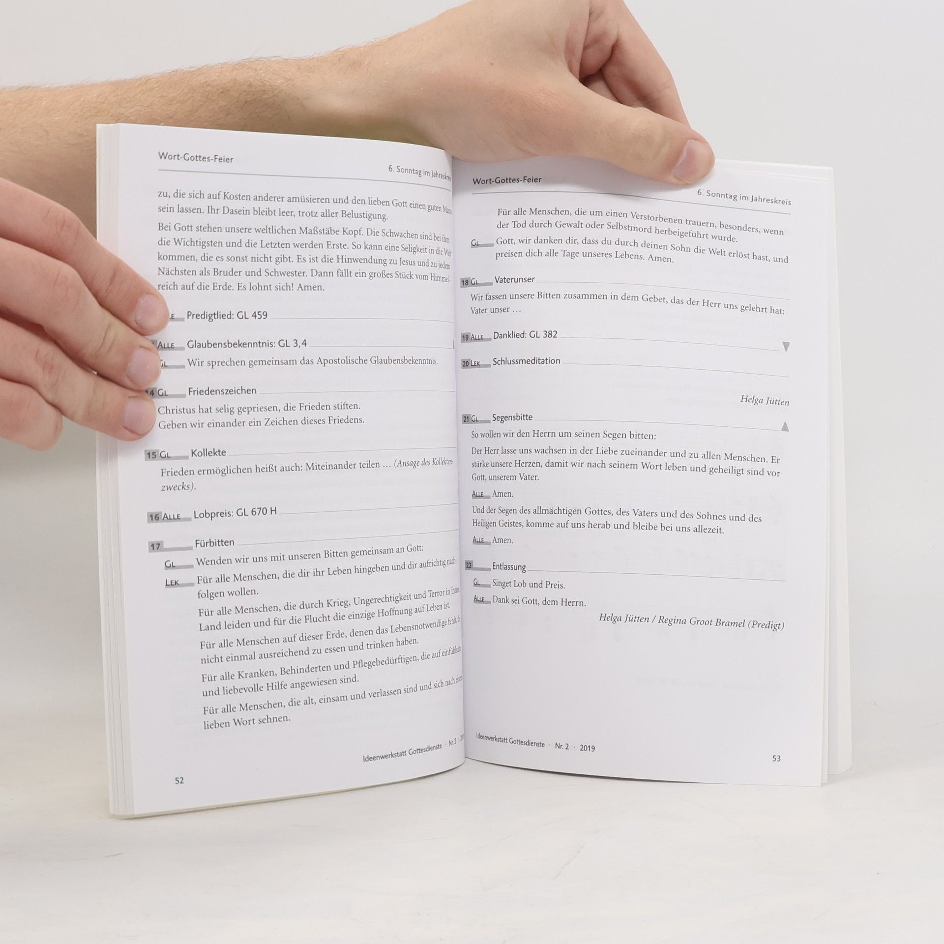 Autorenkollektiv Ideenwerkstatt Gottesdienste 2/2019