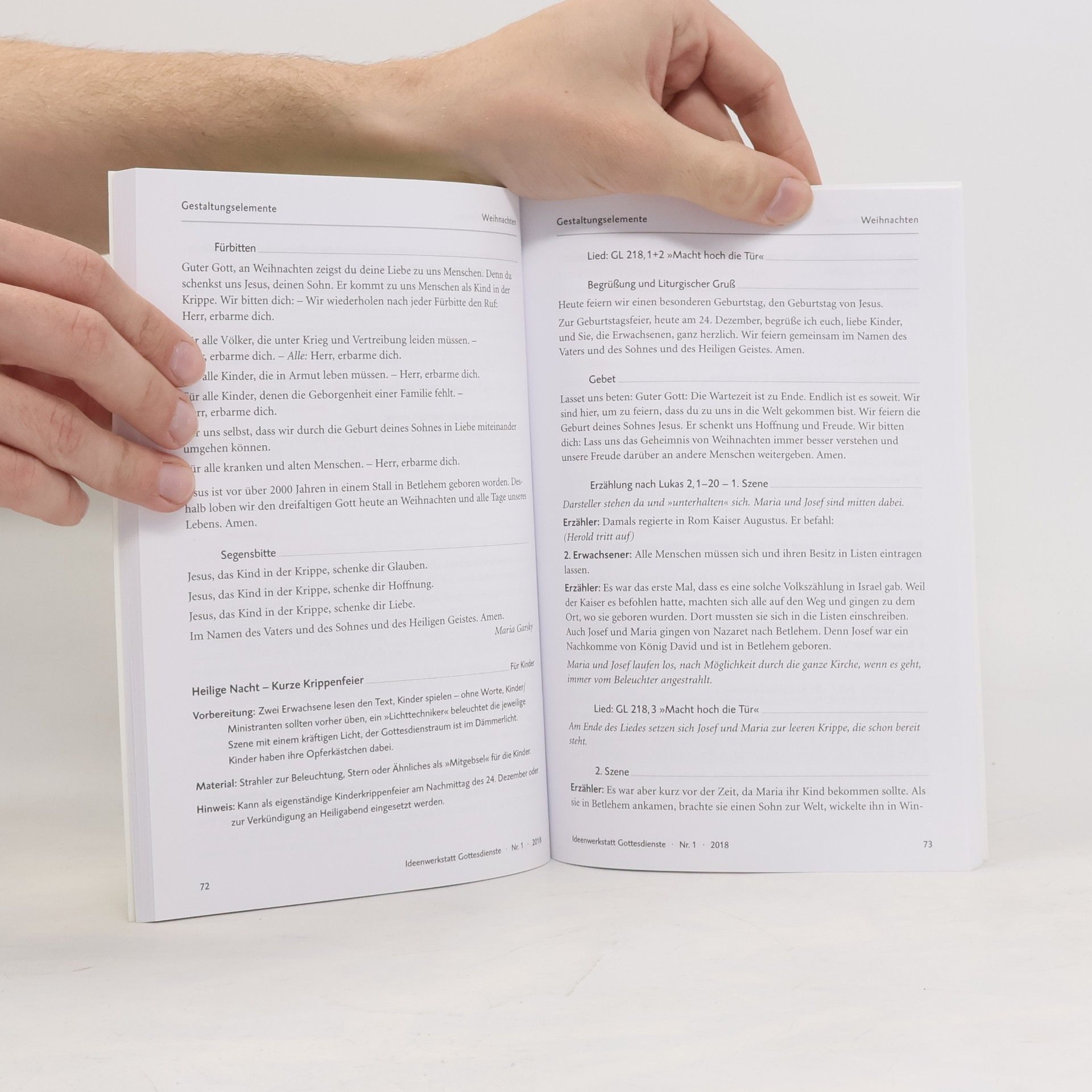 Autorenkollektiv Ideenwerkstatt Gottesdienste 1/2018