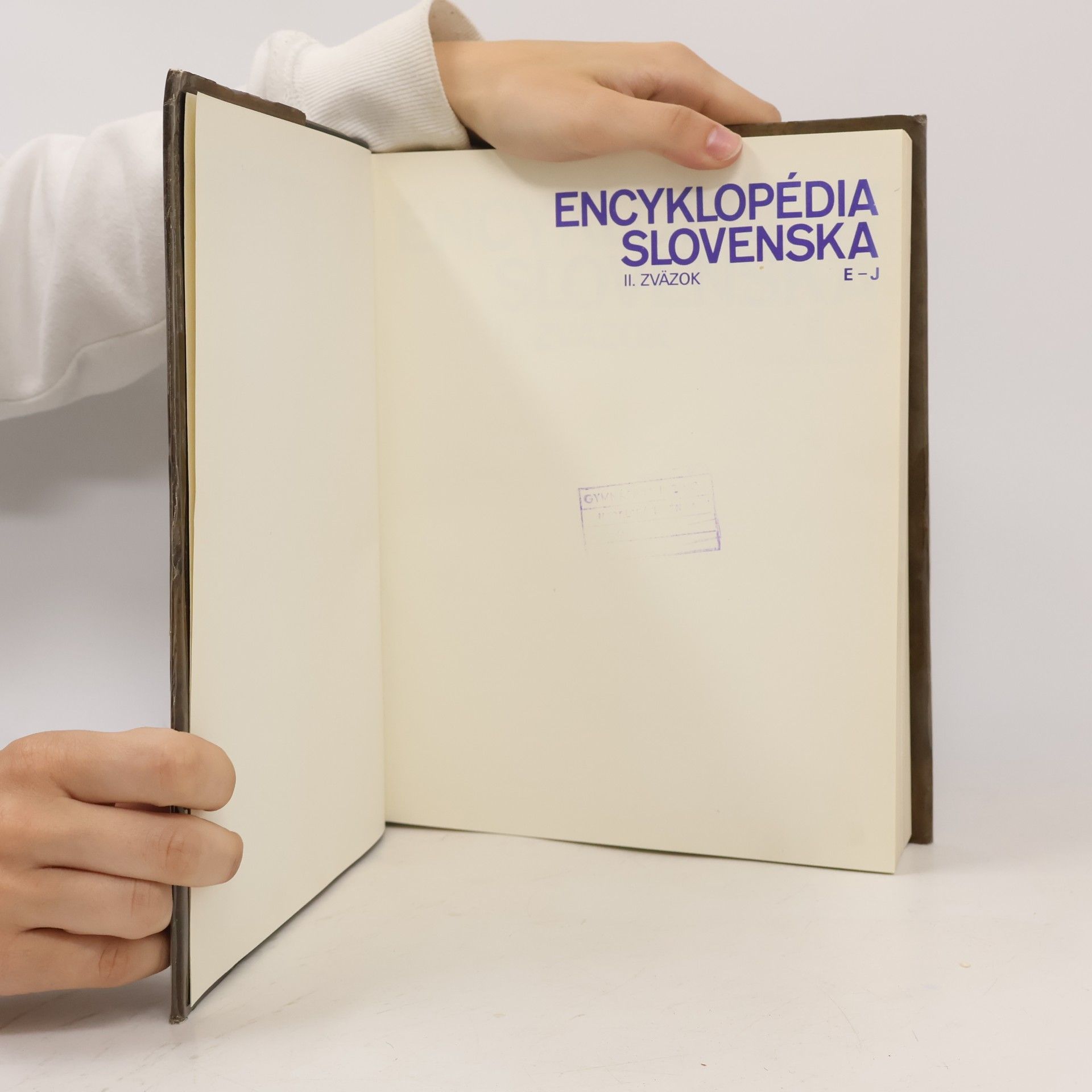 Kolektiv autorů Encyklopédia Slovenska. II. E-J