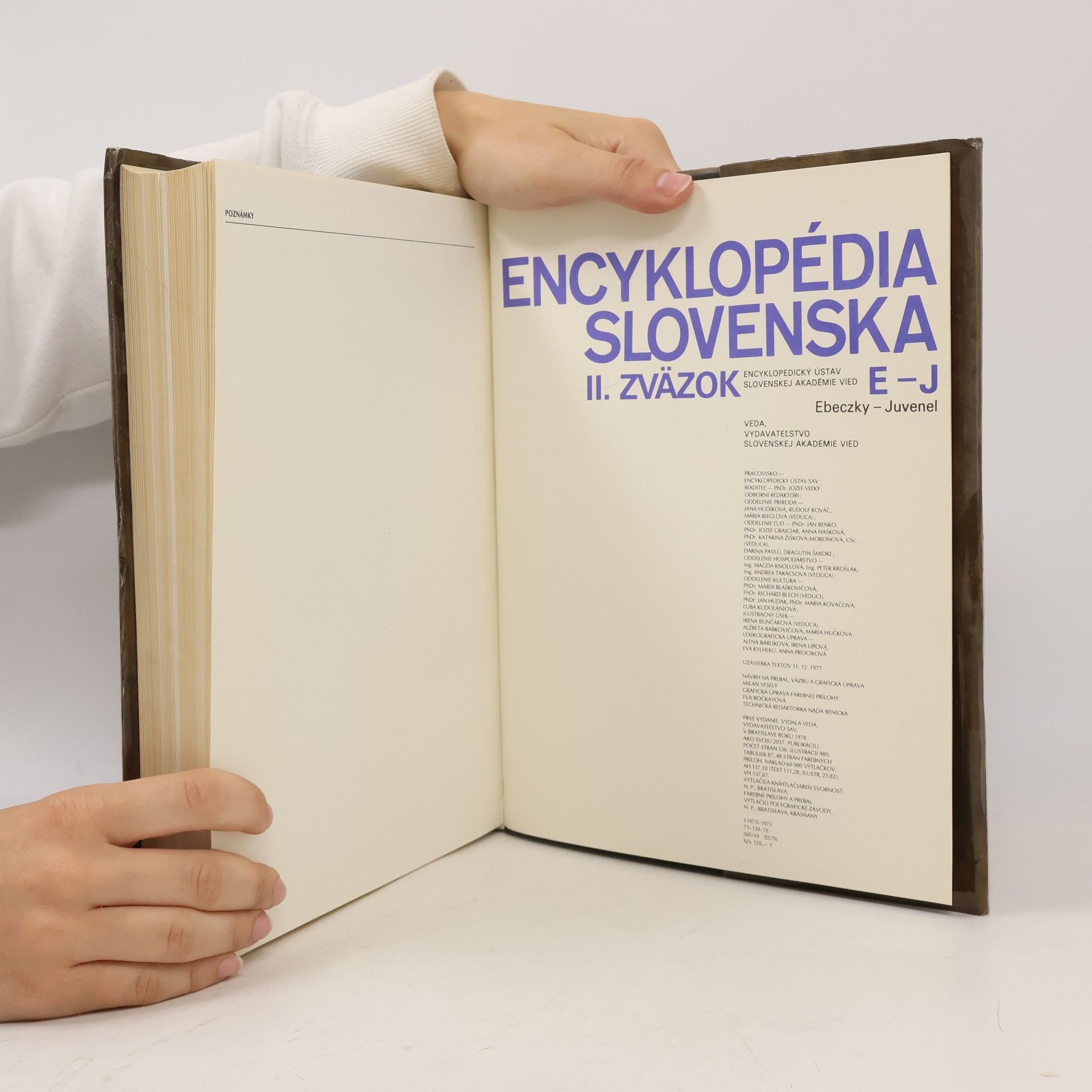 Kolektiv autorů Encyklopédia Slovenska. II. E-J