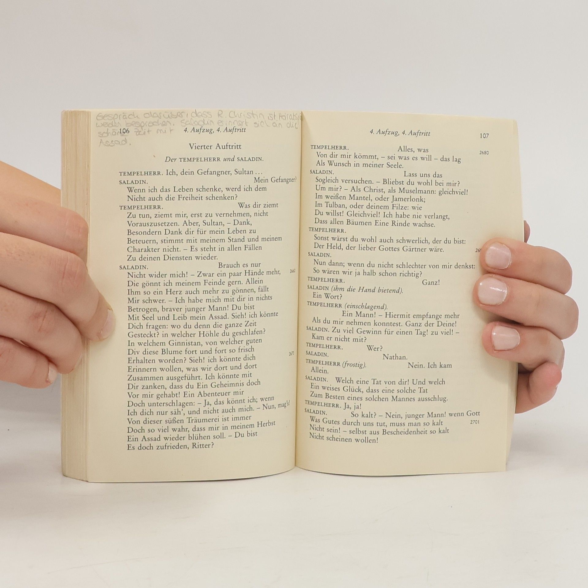 Gotthold Ephraim Lessing Nathan der Weise