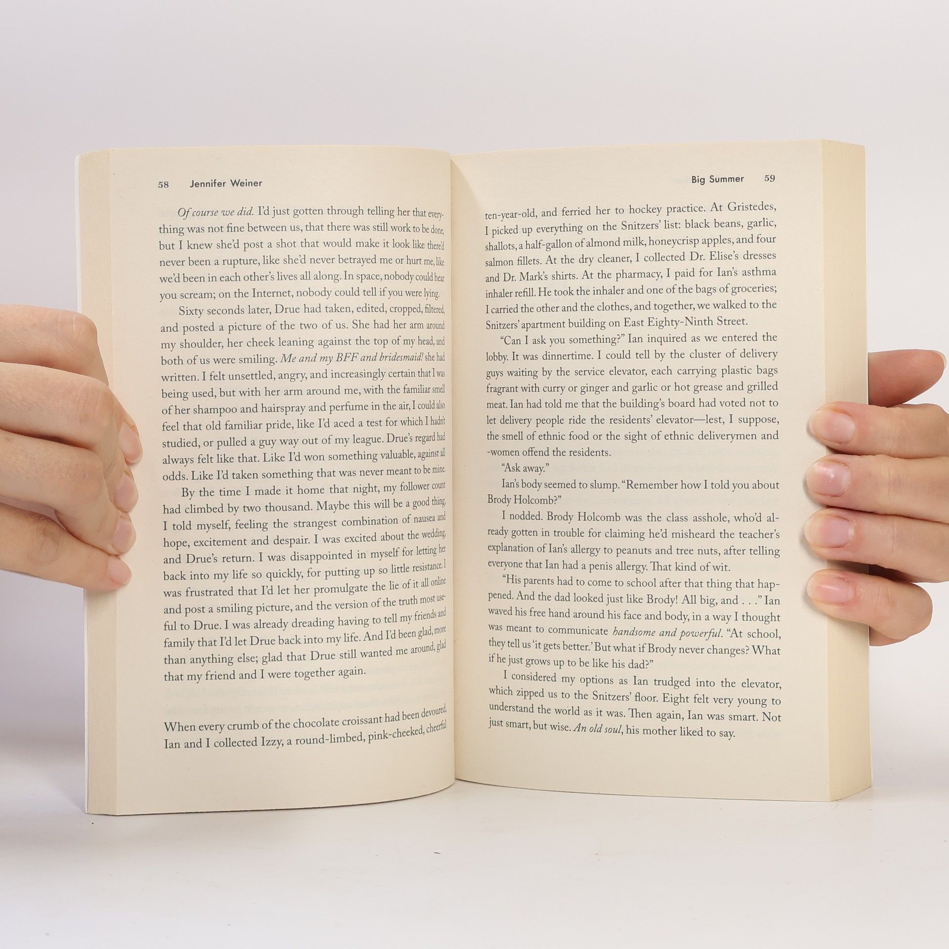 Jennifer Weiner Big Summer