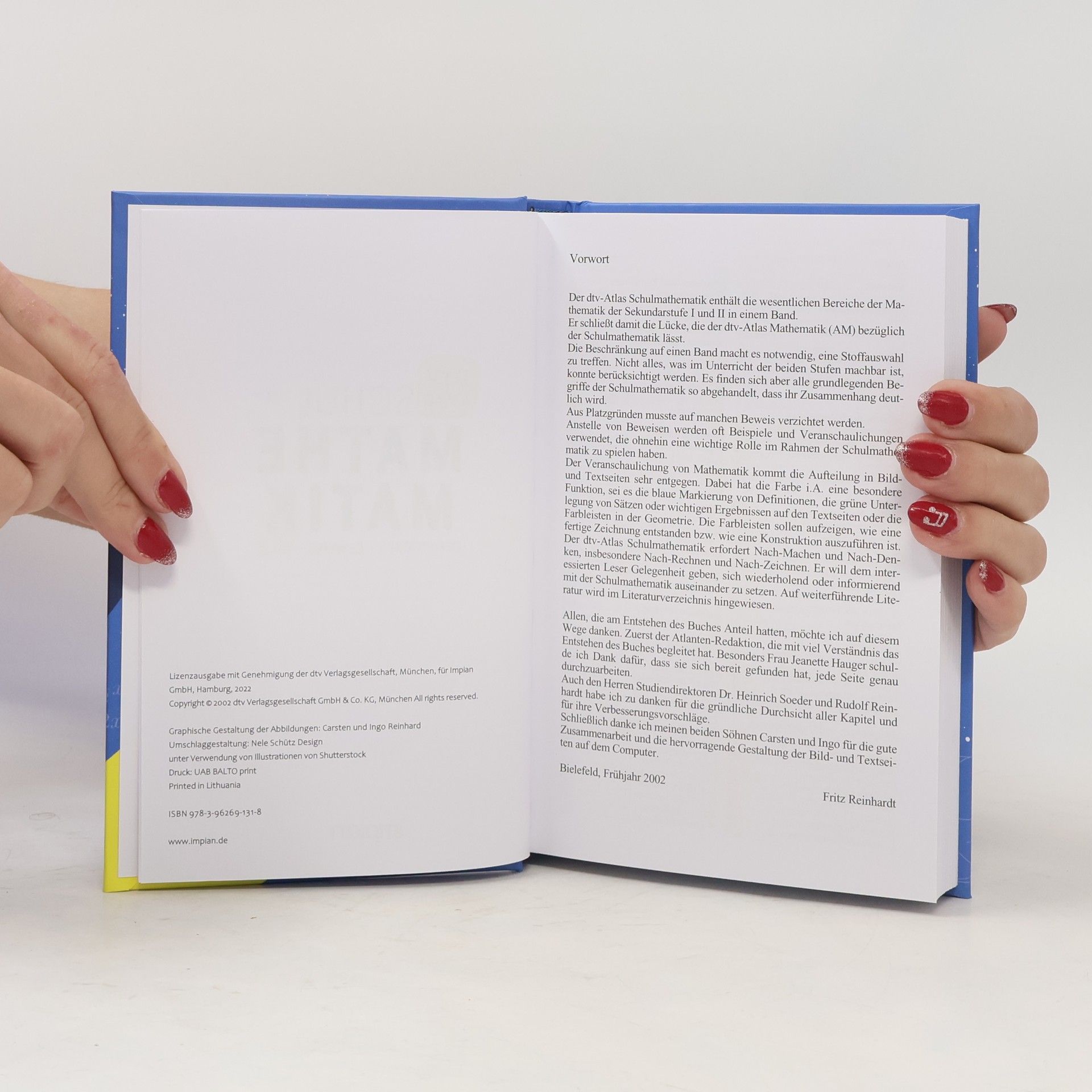 Reinhardt Fritz dtv-Atlas Schulmathematik