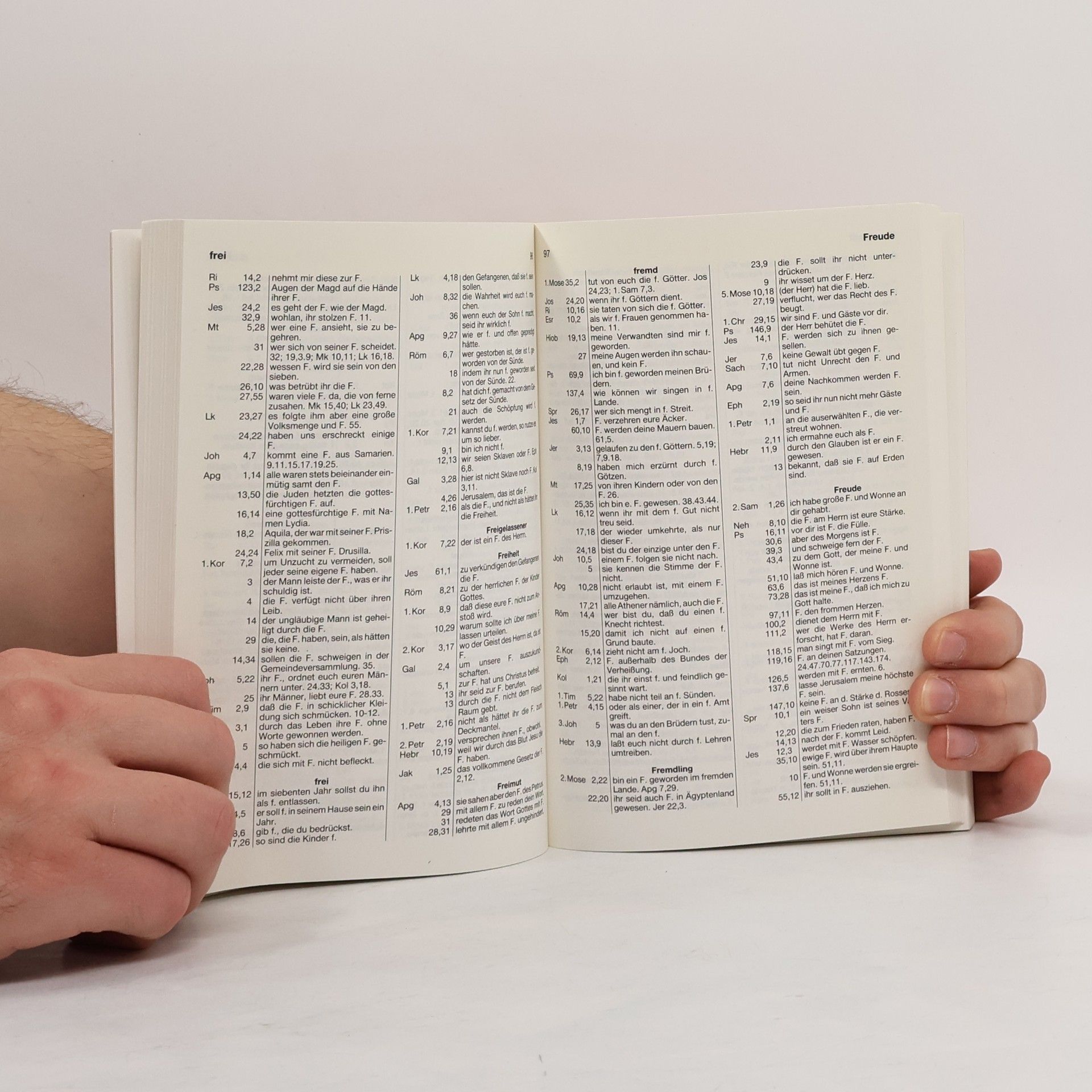 Herbert Hartmann Kleine Konkordanz zur Lutherbibel