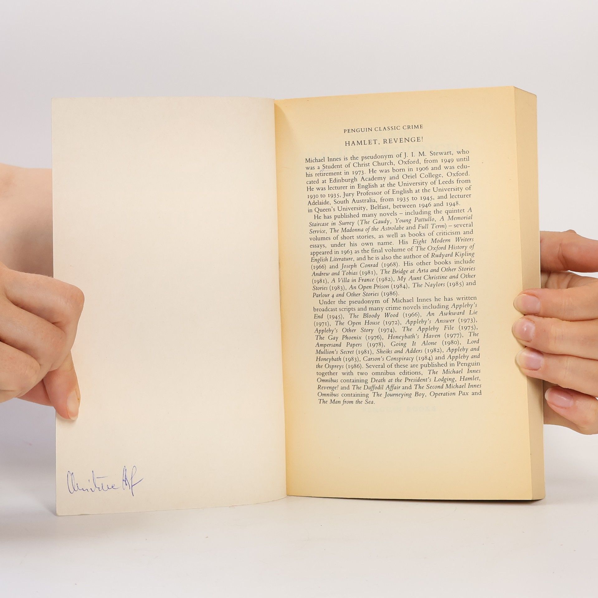 Michael Innes Classic Crime: Hamlet, Revenge!
