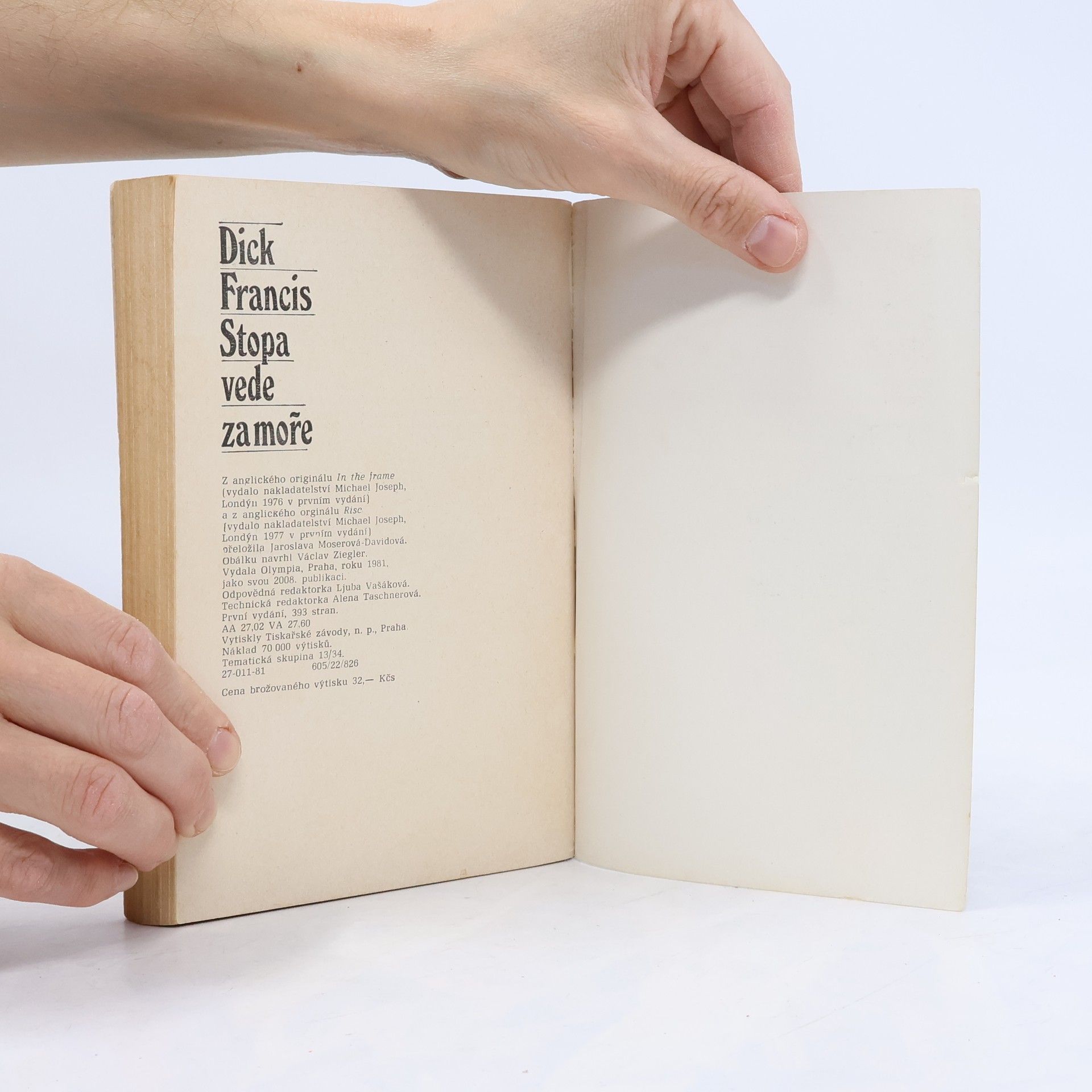 Dick Francis Stopa vede za moře