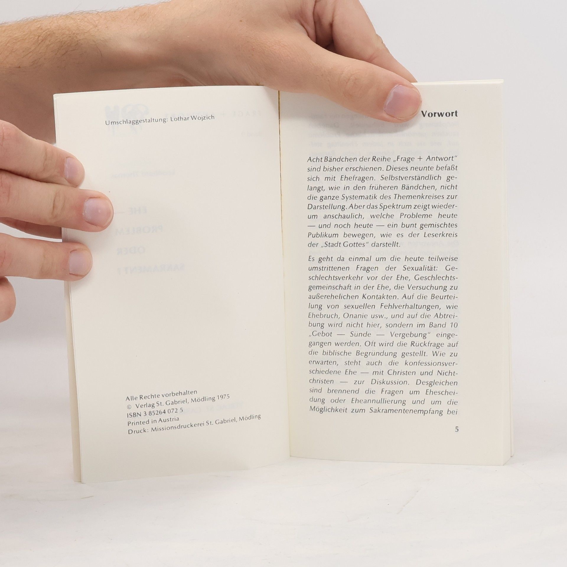 Leonhard Thomas Ehe - Problem oder Sakrament?