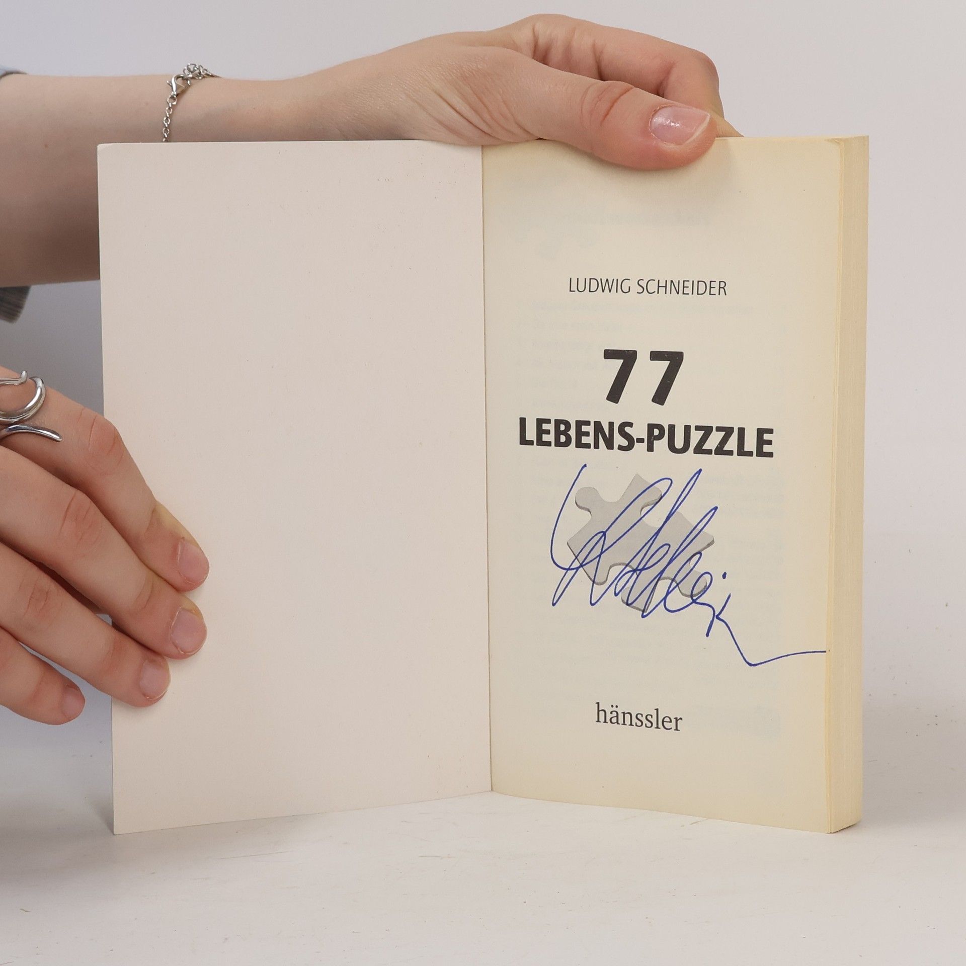 Ludwig Schneider 77 Lebens-Puzzle