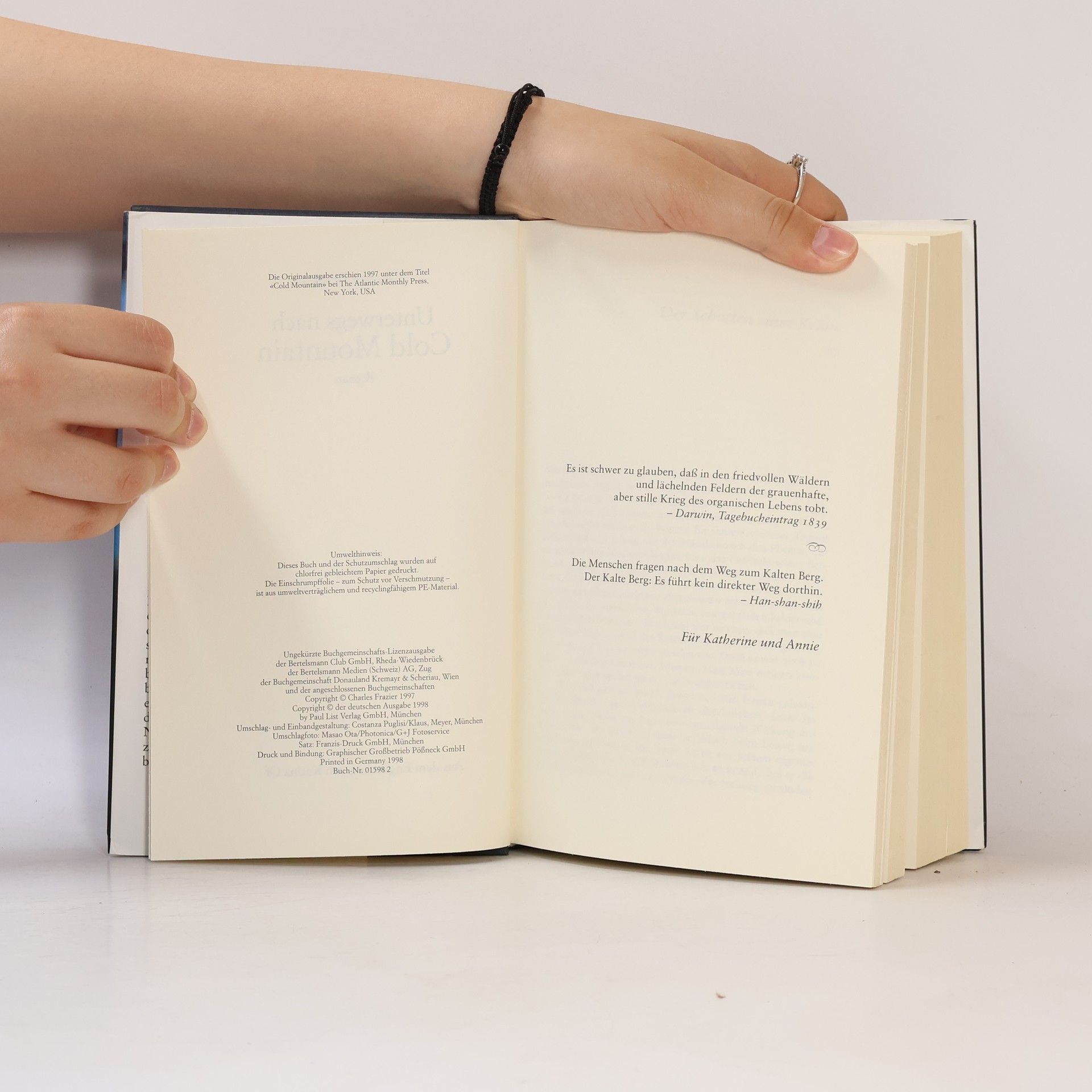 Charles Frazier Unterwegs nach Cold Mountain