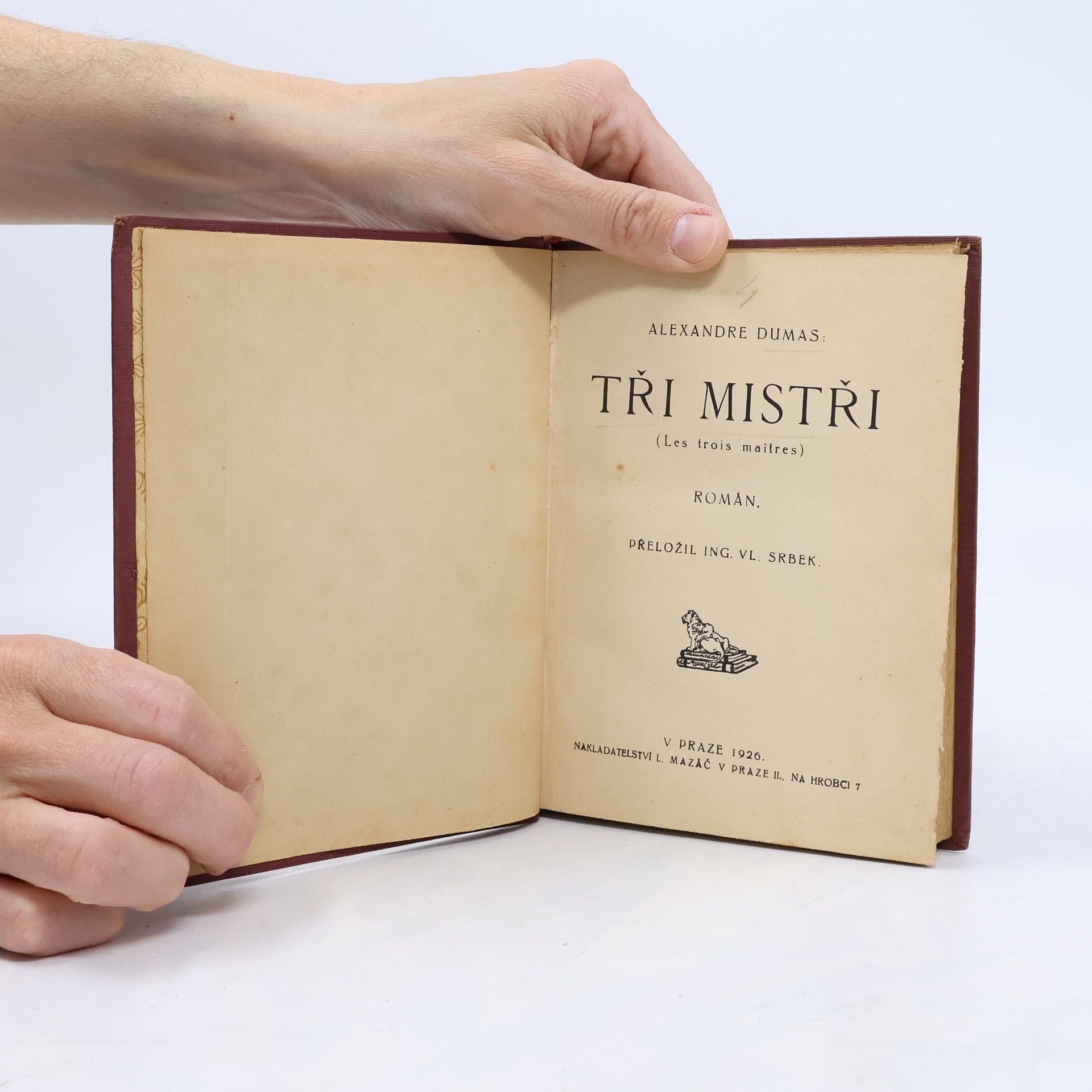Alexandre Dumas starší Tři mistři
