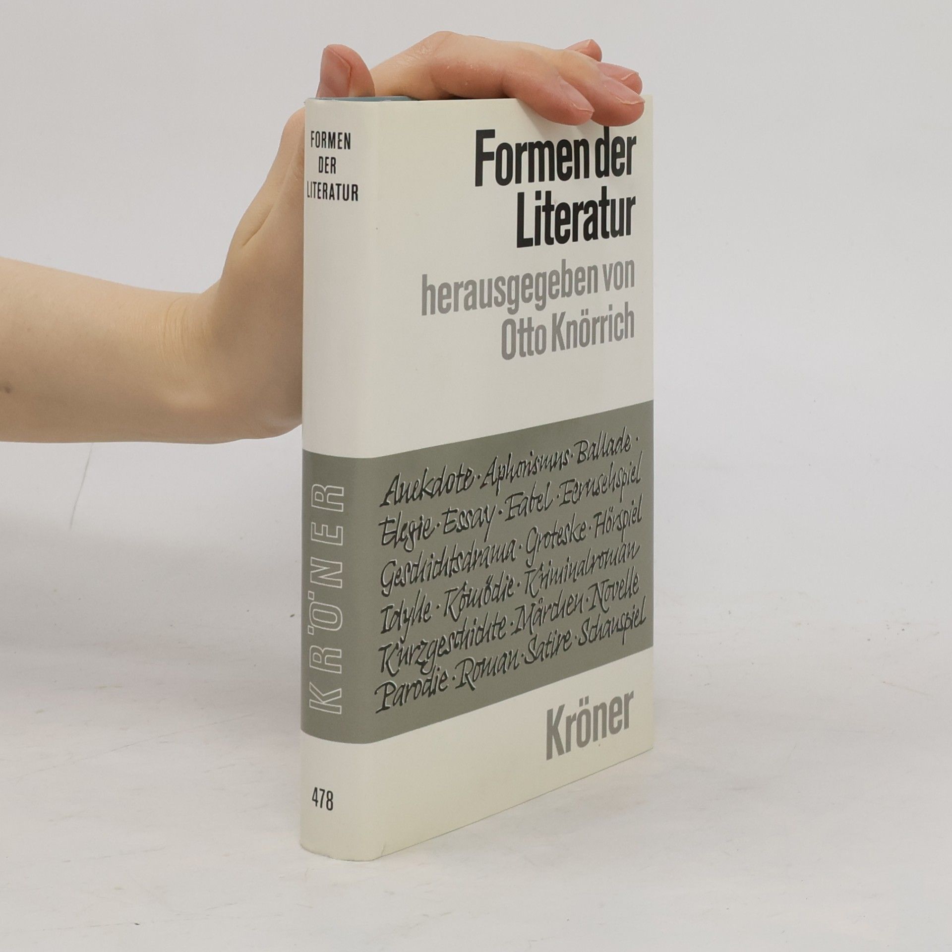 Otto Knörrich Formen der Literatur