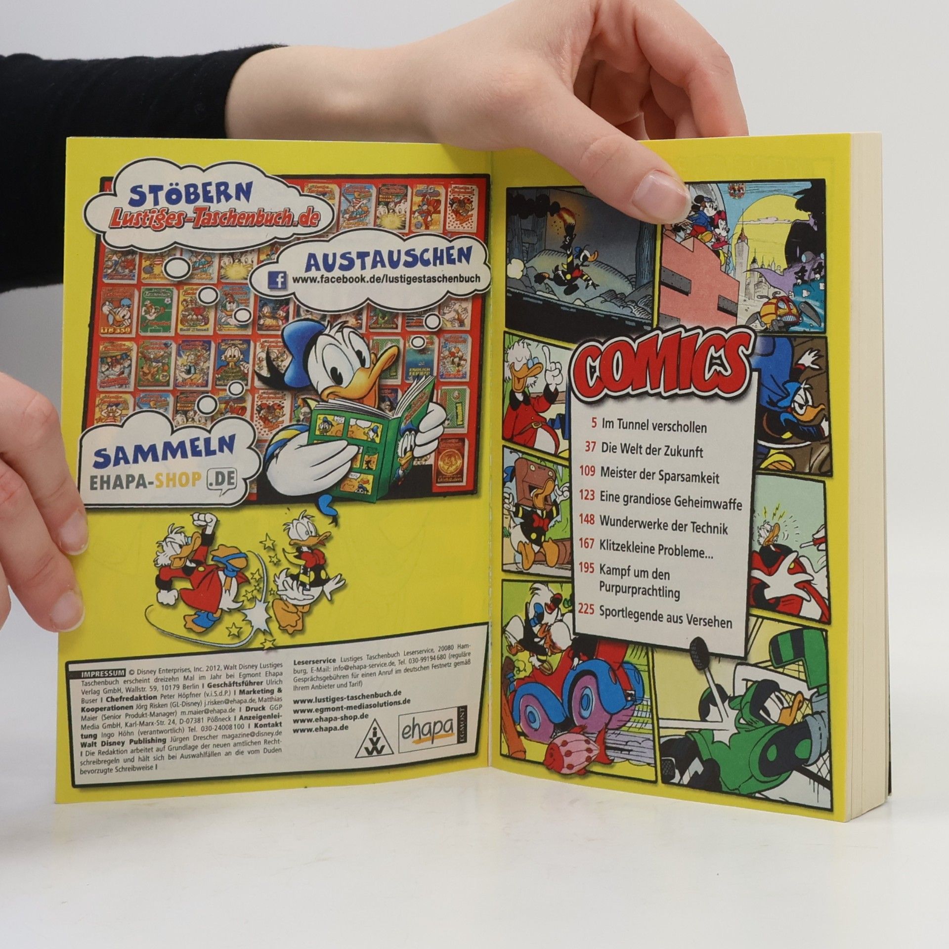 Walt Disney Lustiges Taschenbuch 427. Total im Stress
