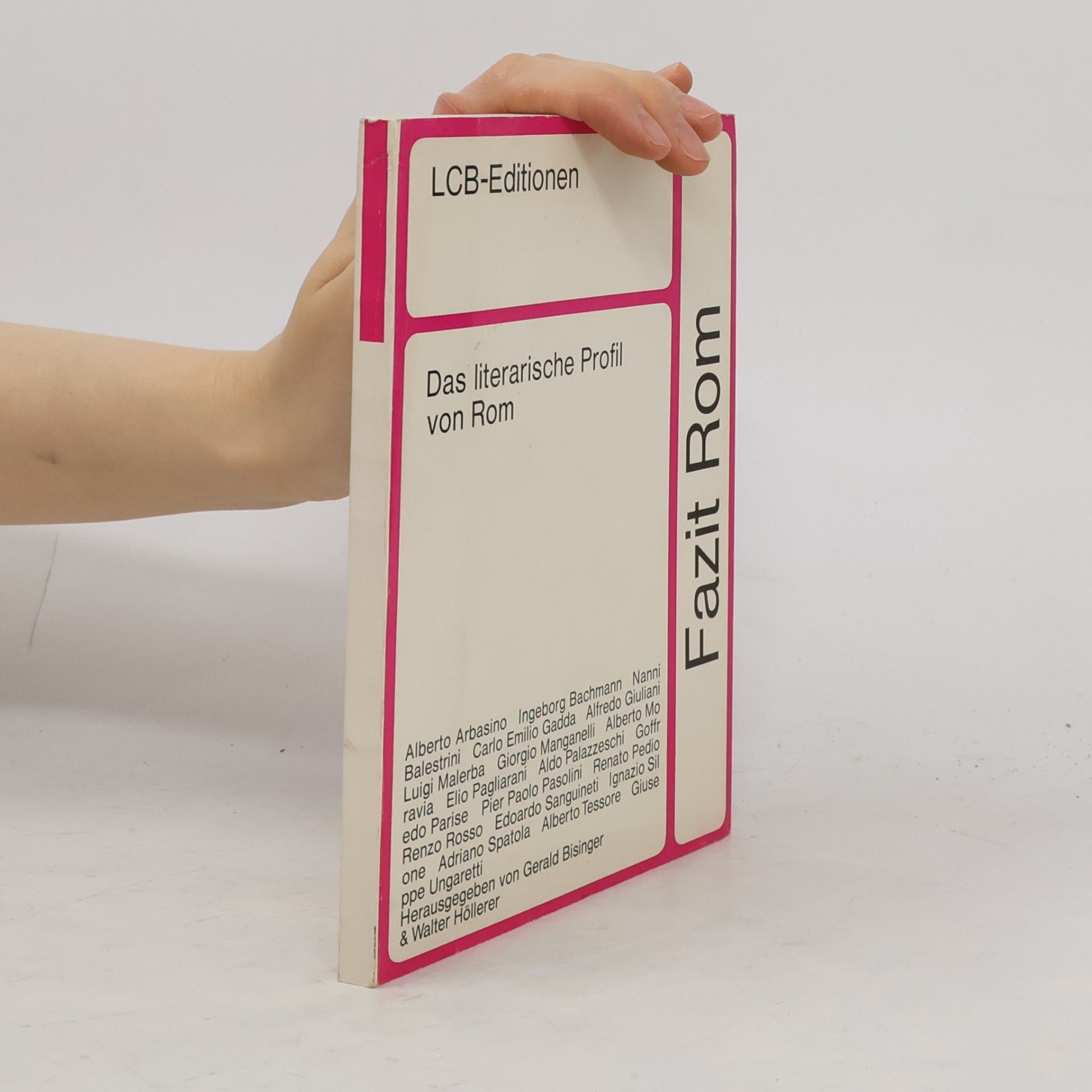 LCB-Editionen - 17: Das literarische Profil von Rom