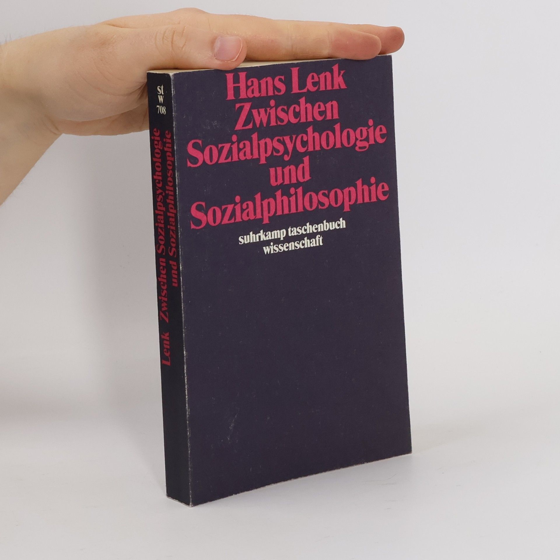 Suhrkamp Taschenbuch Wissenschaft - 708: Zwischen Sozialpsychologie und Sozialphilosophie
