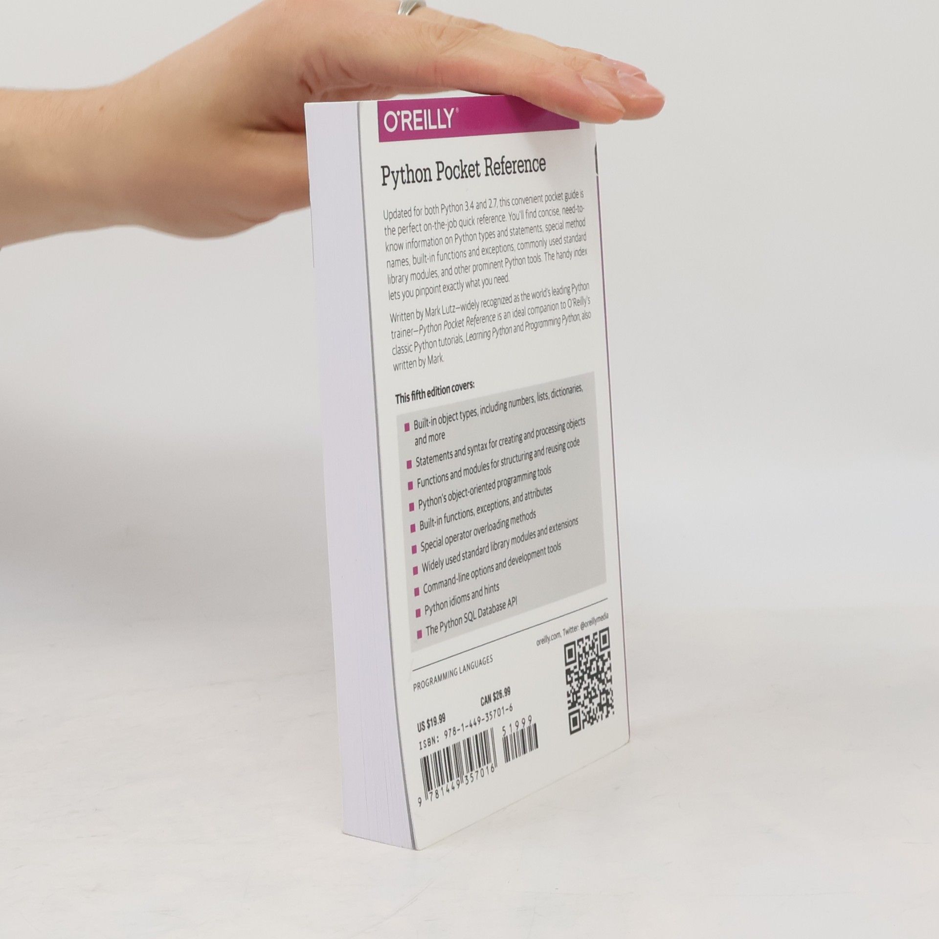 Mark Lutz Python pocket reference