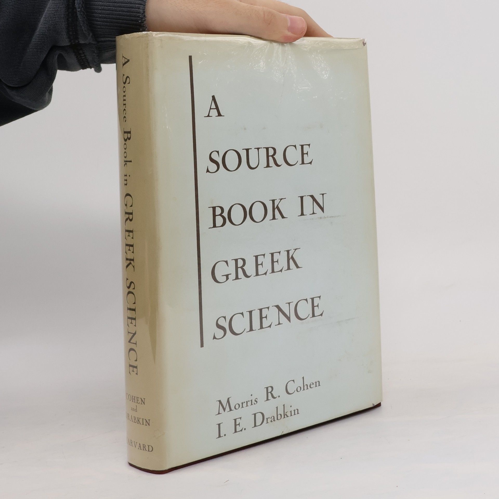 Israel Edward Drabkin A Source Book in Greek Science