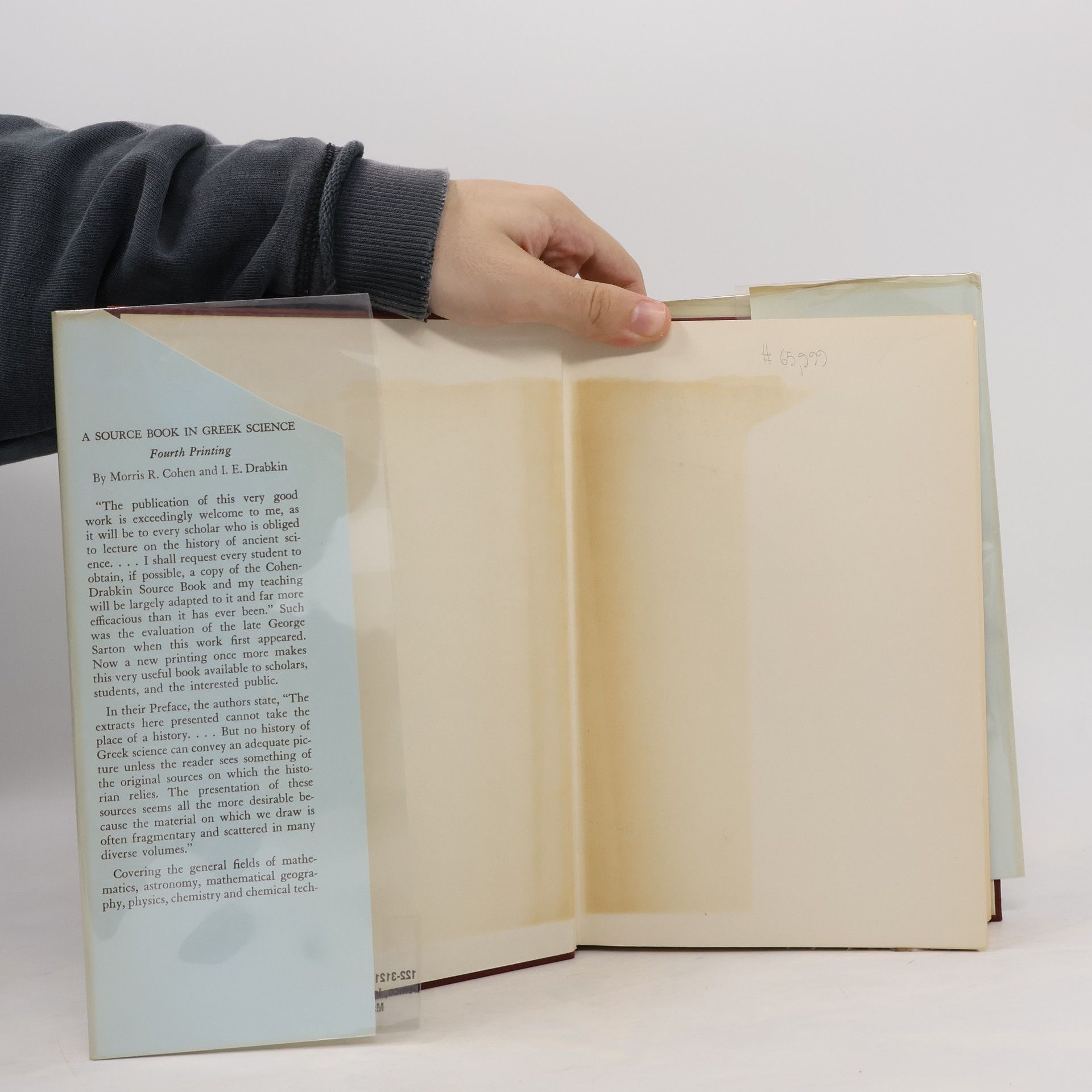 Morris R. Cohen A Source Book in Greek Science