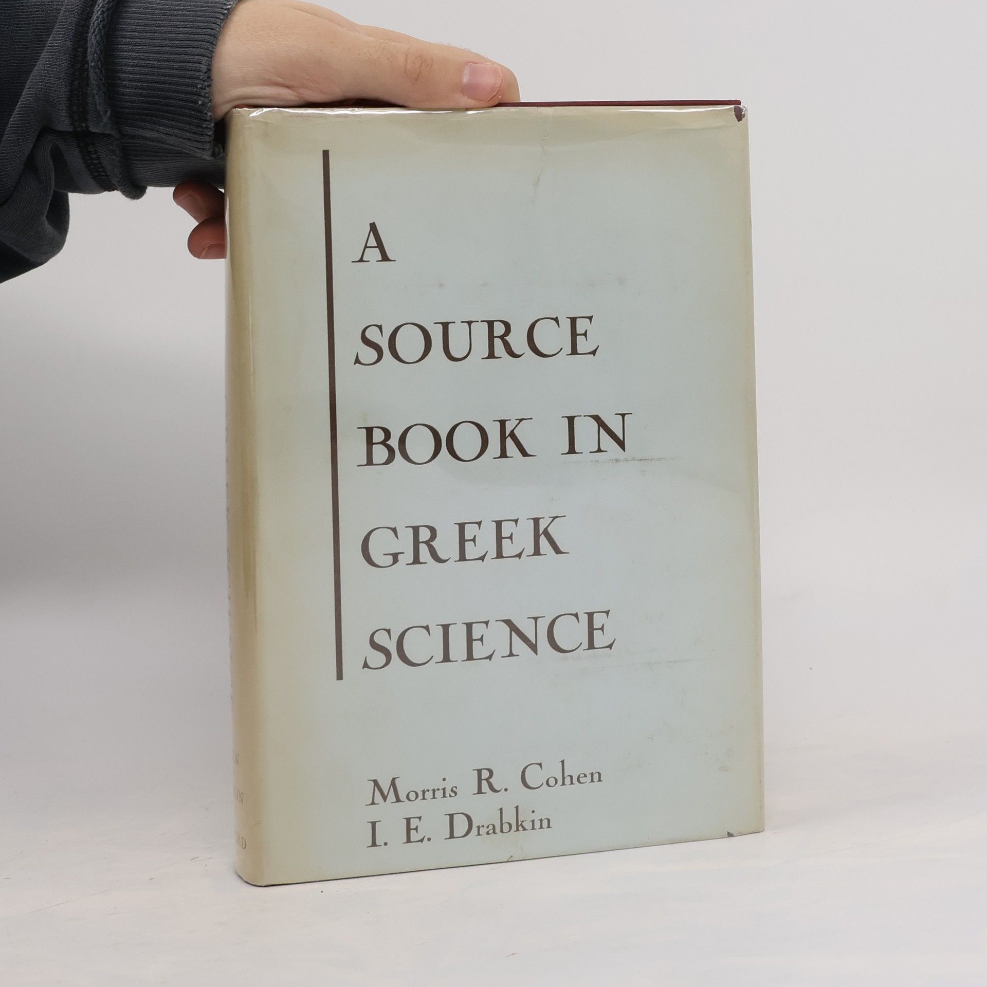 Morris R. Cohen A Source Book in Greek Science