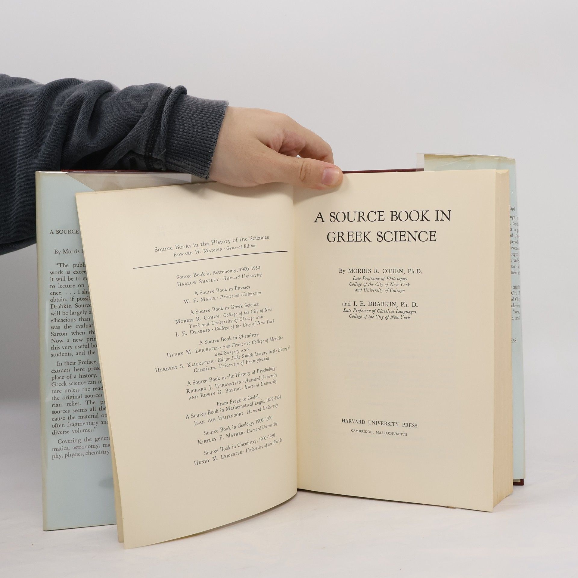 Morris R. Cohen A Source Book in Greek Science