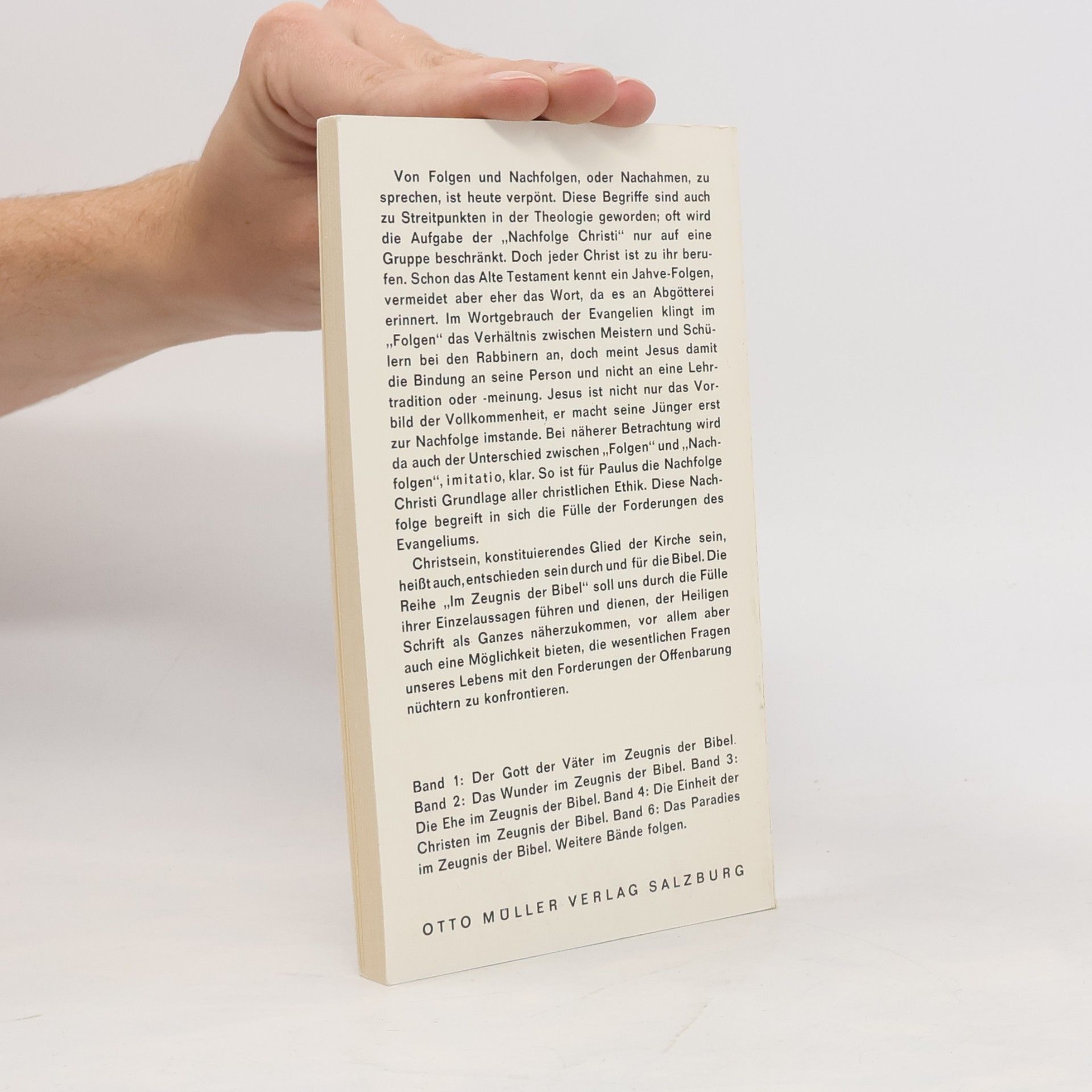 Autorenkollektiv Folgen und Nachfolgen im Zeugnis der Bibel