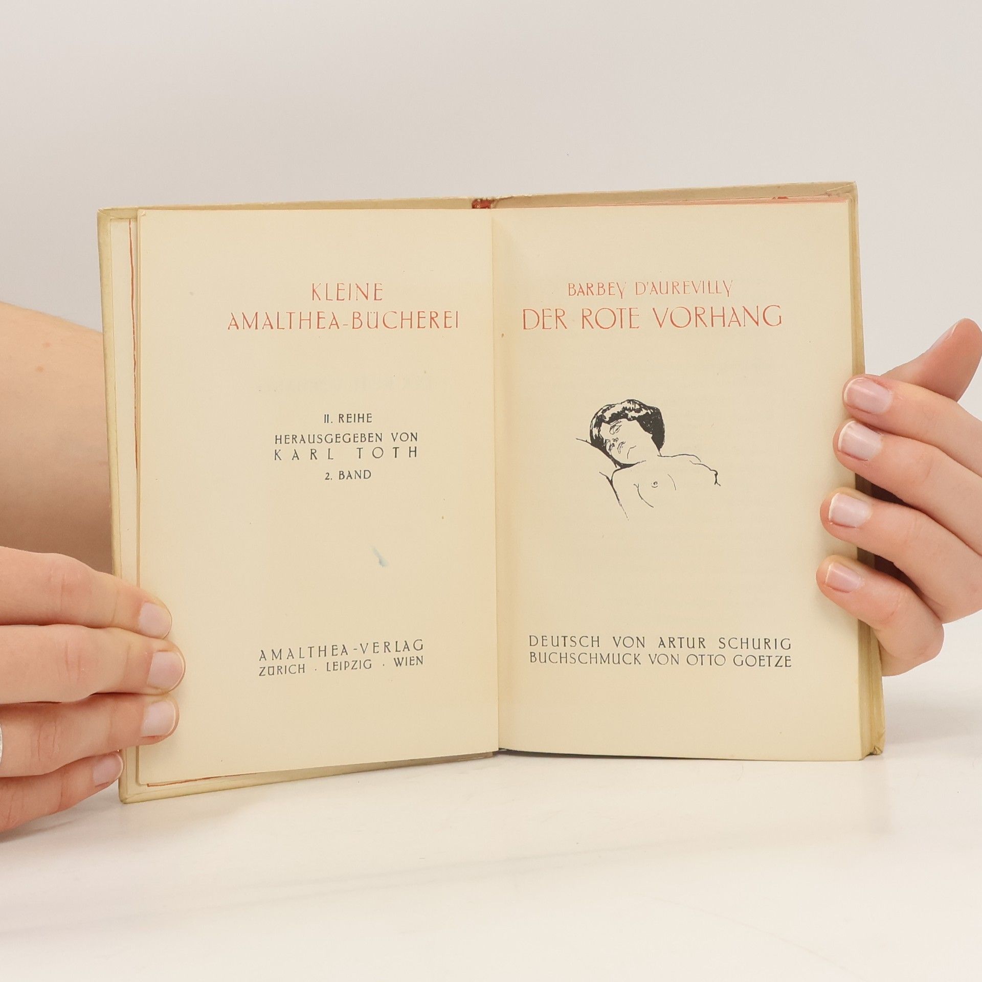 Jules Amédée Barbey d'Aurevilly Der rote Vorhang
