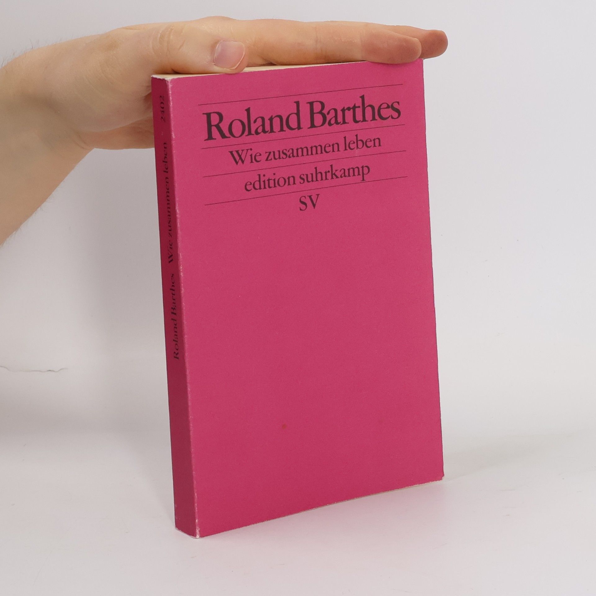 Roland Barthes Wie zusammen leben