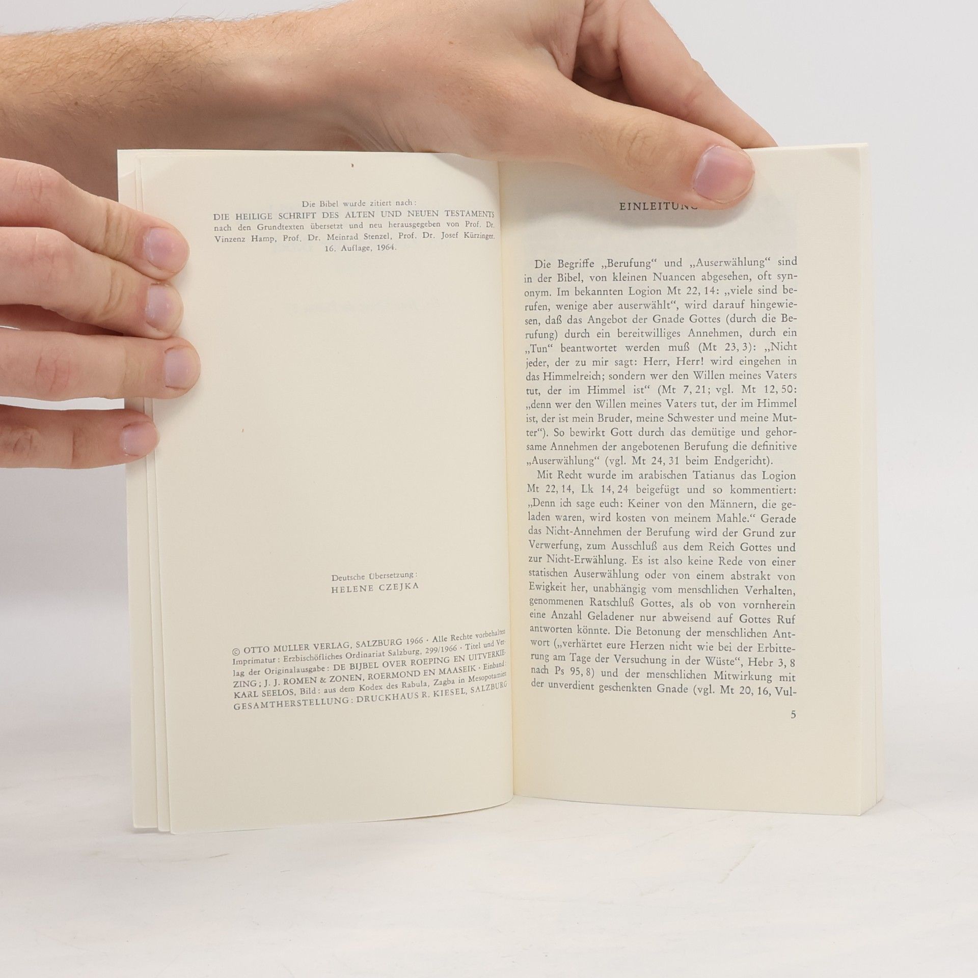 Autorenkollektiv Berufung und Auserwählung im Zeugnis der Bibel