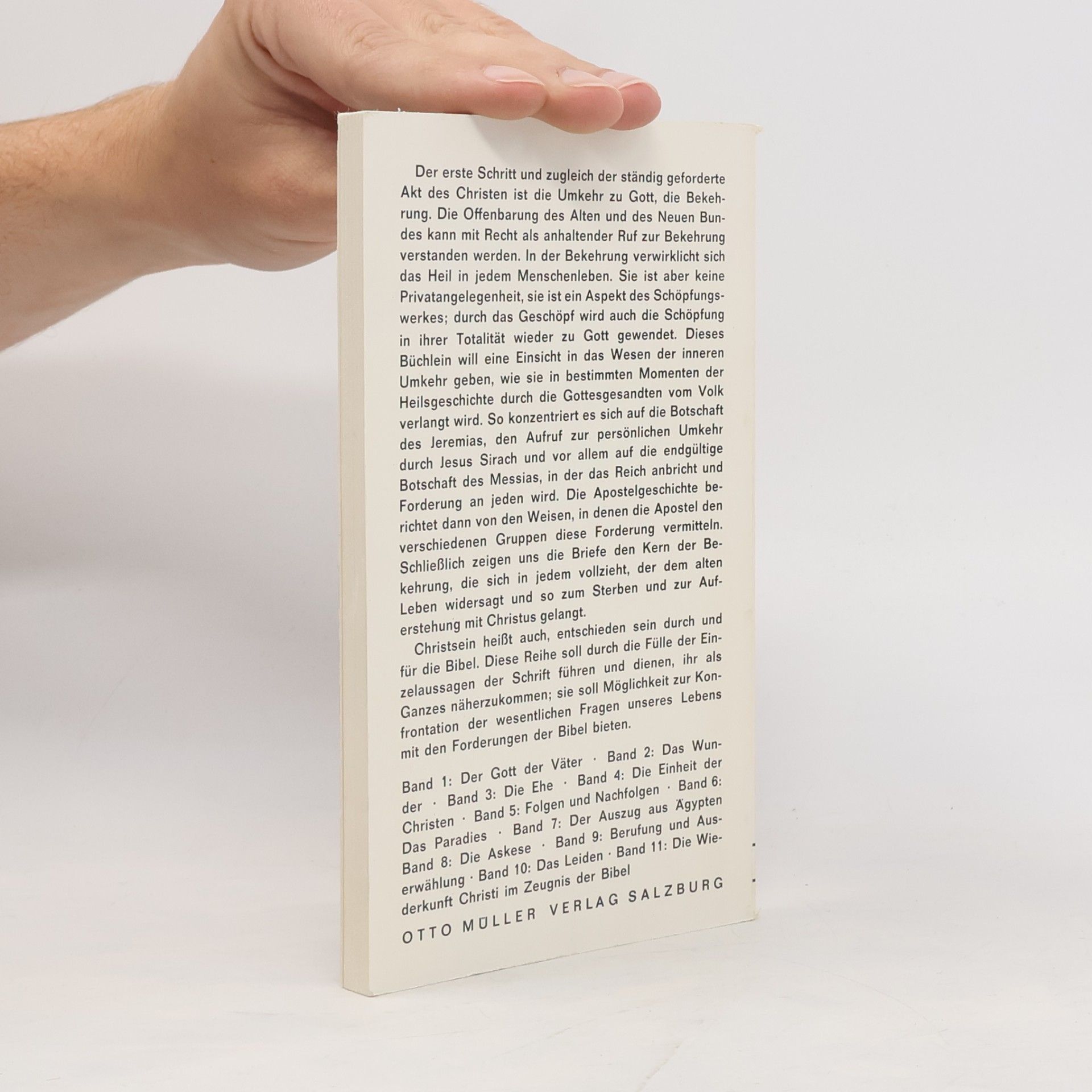 Ansfridus Hulsboch Die Bekehrung im Zeugnis der Bibel