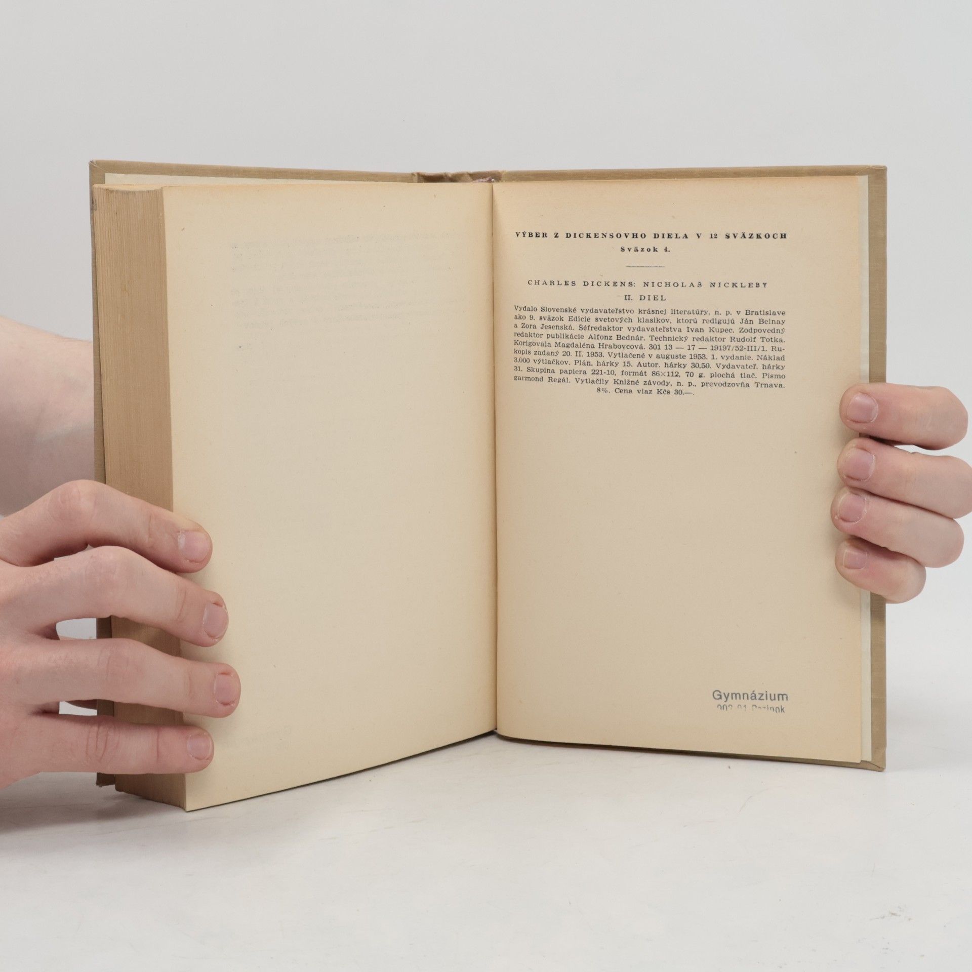 Charles Dickens Nicholas Nickleby II