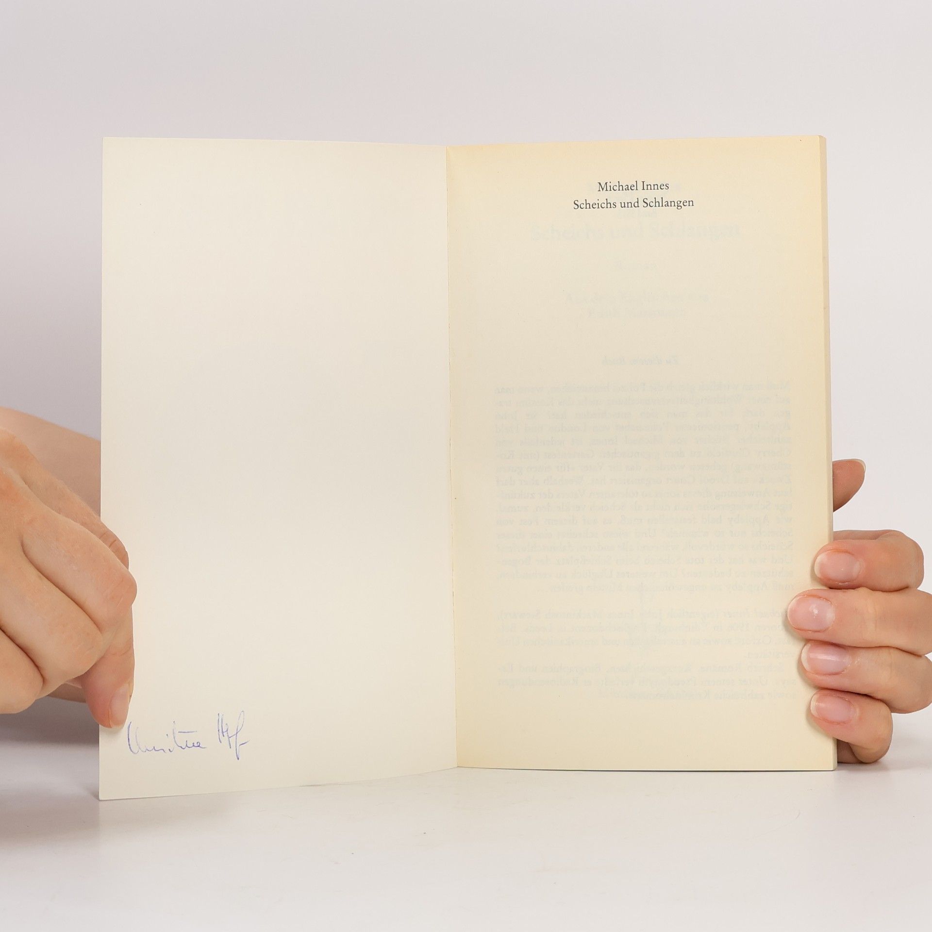 Michael Innes Scheichs und Schlangen