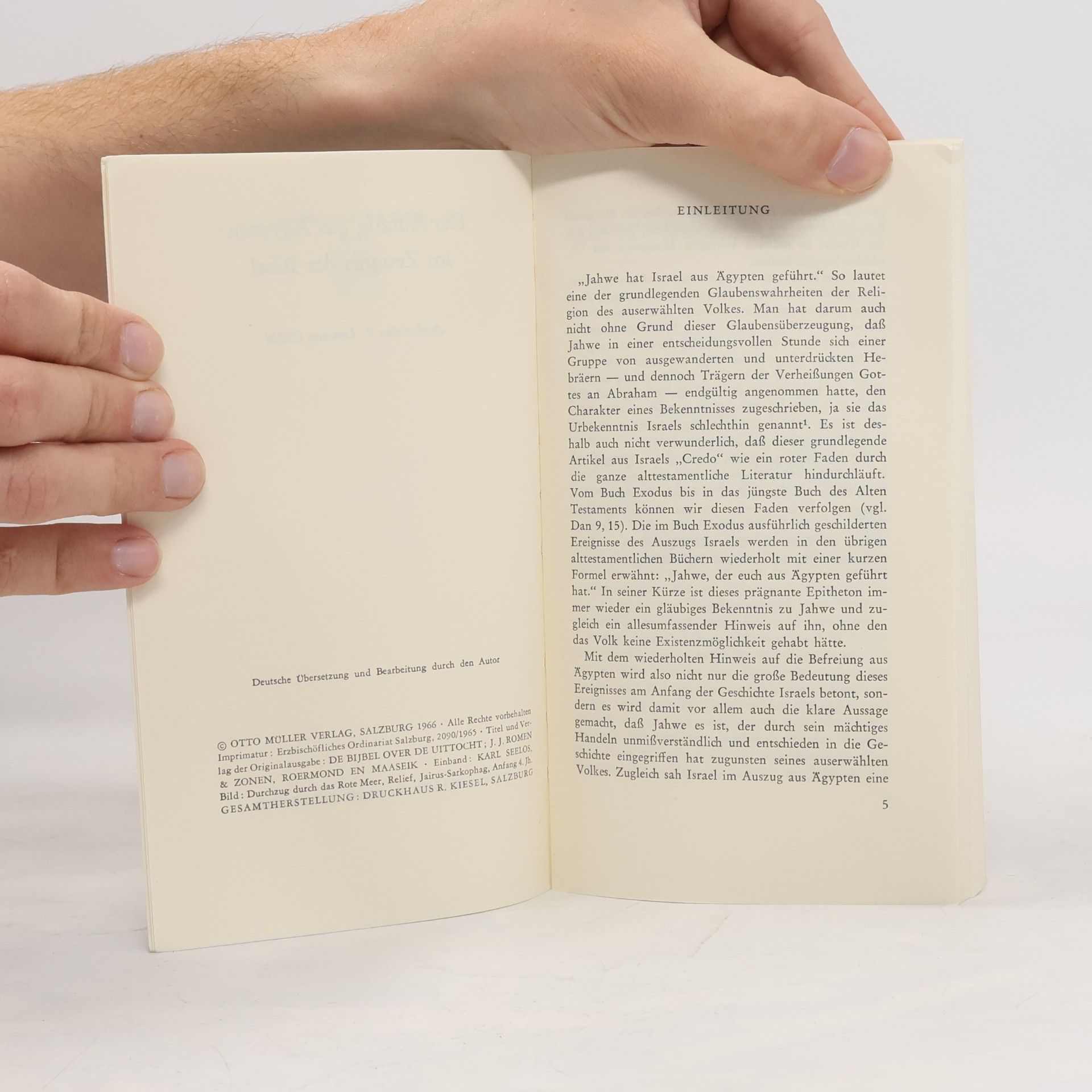 Autorenkollektiv Der Auszug aus Ägypten im Zeugnis der Bibel 7