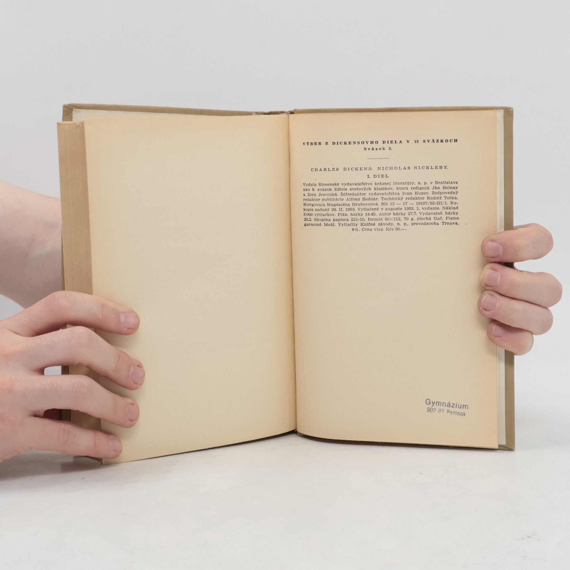 Charles Dickens Nicholas Nickleby 1