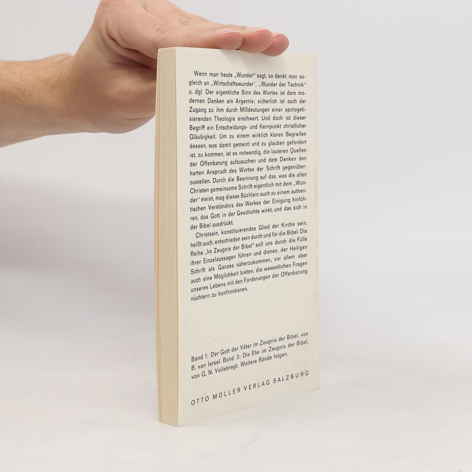 Christine Gleixner Das Wunder im Zeugnis der Bibel 2